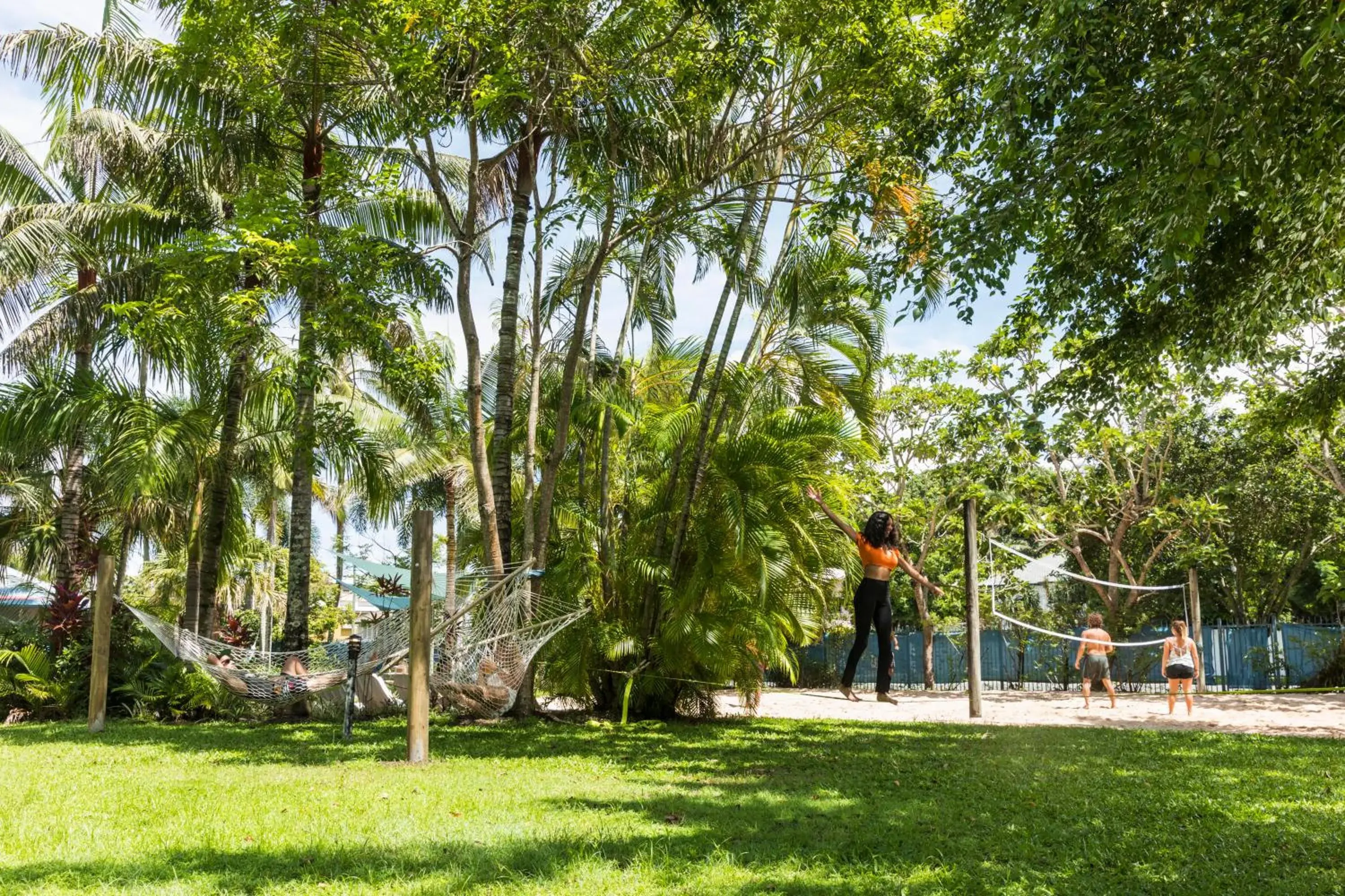 Activities, Garden in Summer House Backpackers Cairns