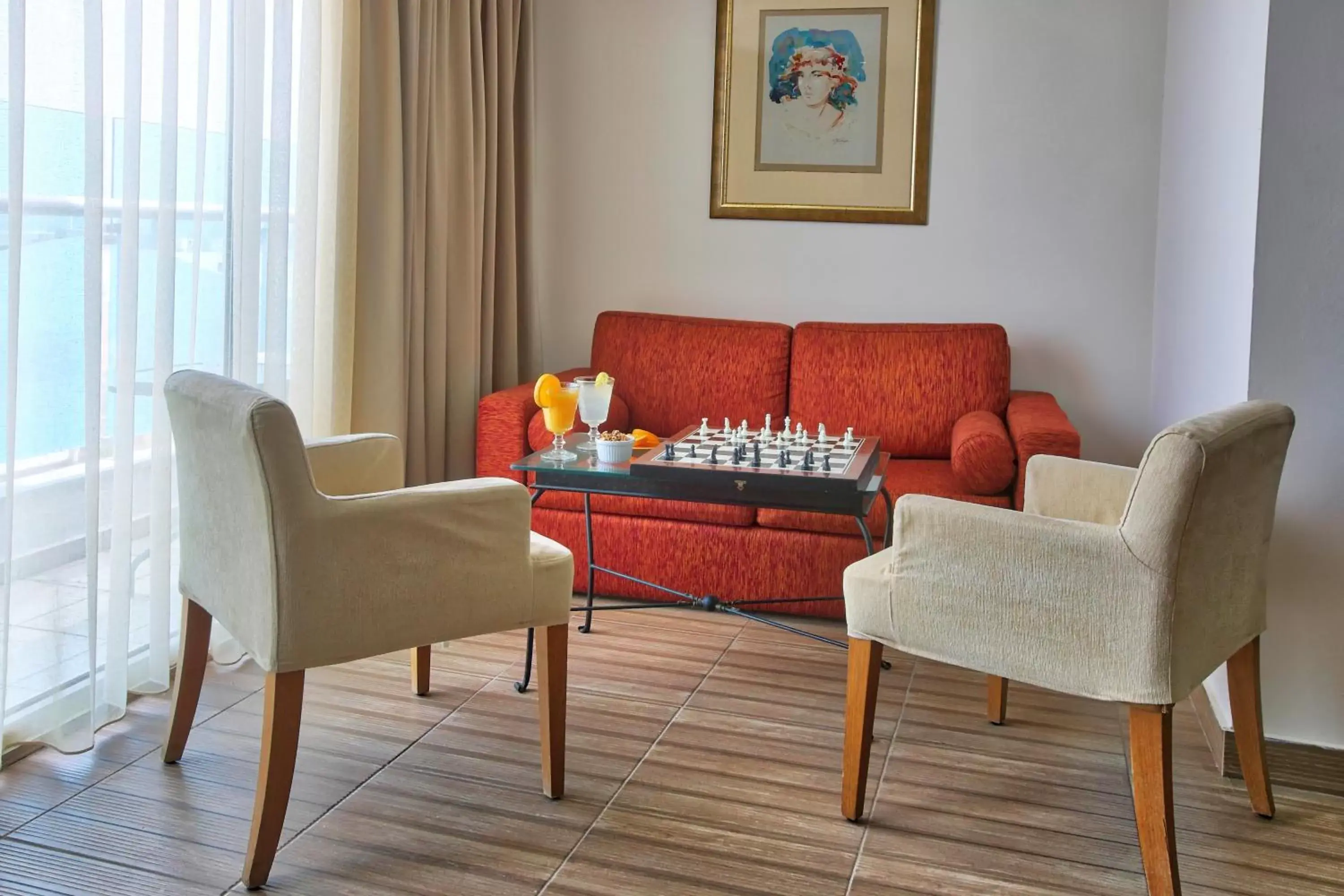 Living room, Seating Area in Capsis Astoria Heraklion