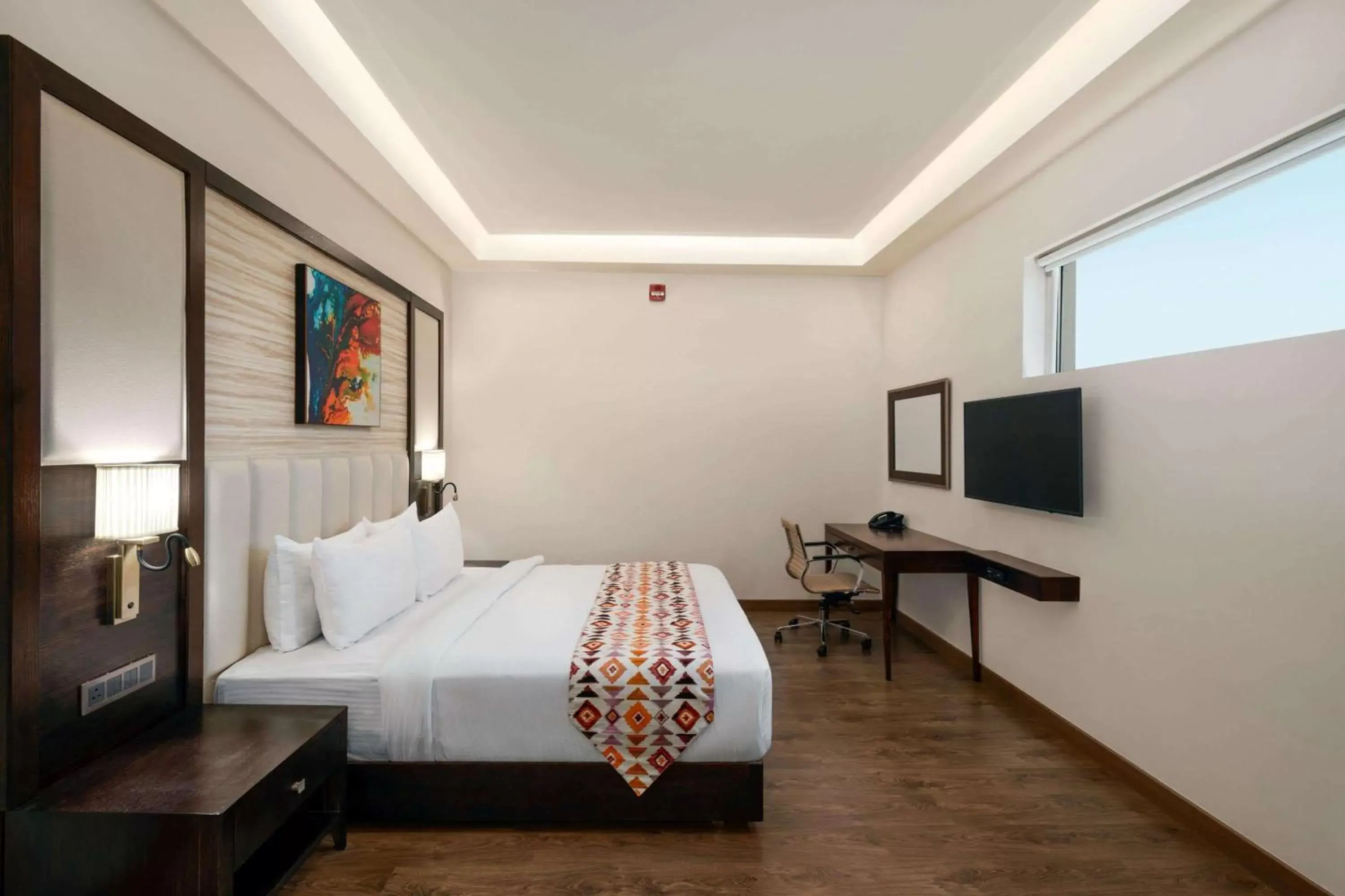 Photo of the whole room, Bed in Ramada by Wyndham Kapurthala