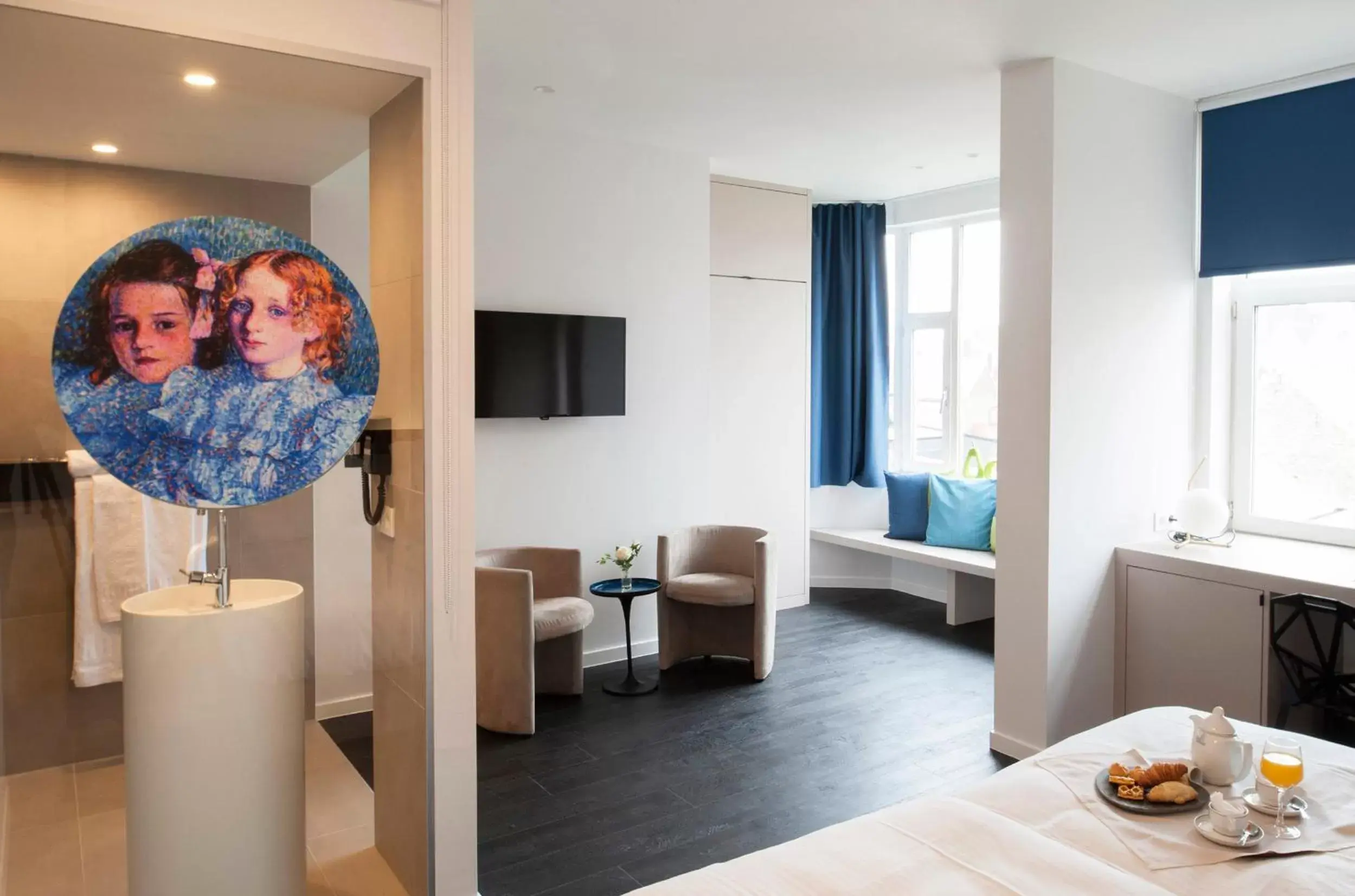 Bathroom, Seating Area in Hotel Portinari