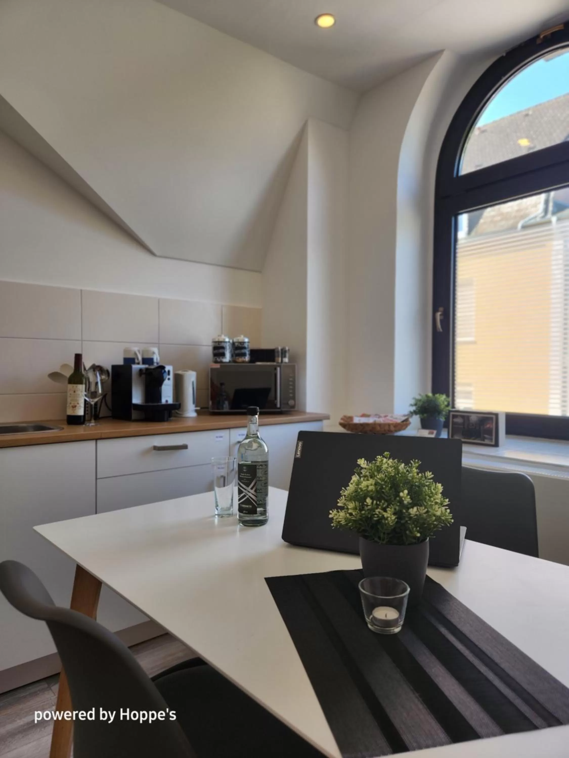 Kitchen or kitchenette in Hotel Hoppe