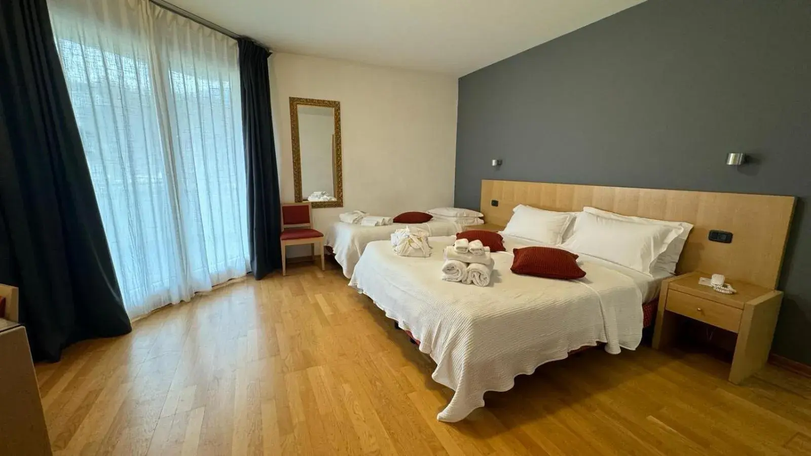 Bed in Hotel Oasi Wellness & Spa