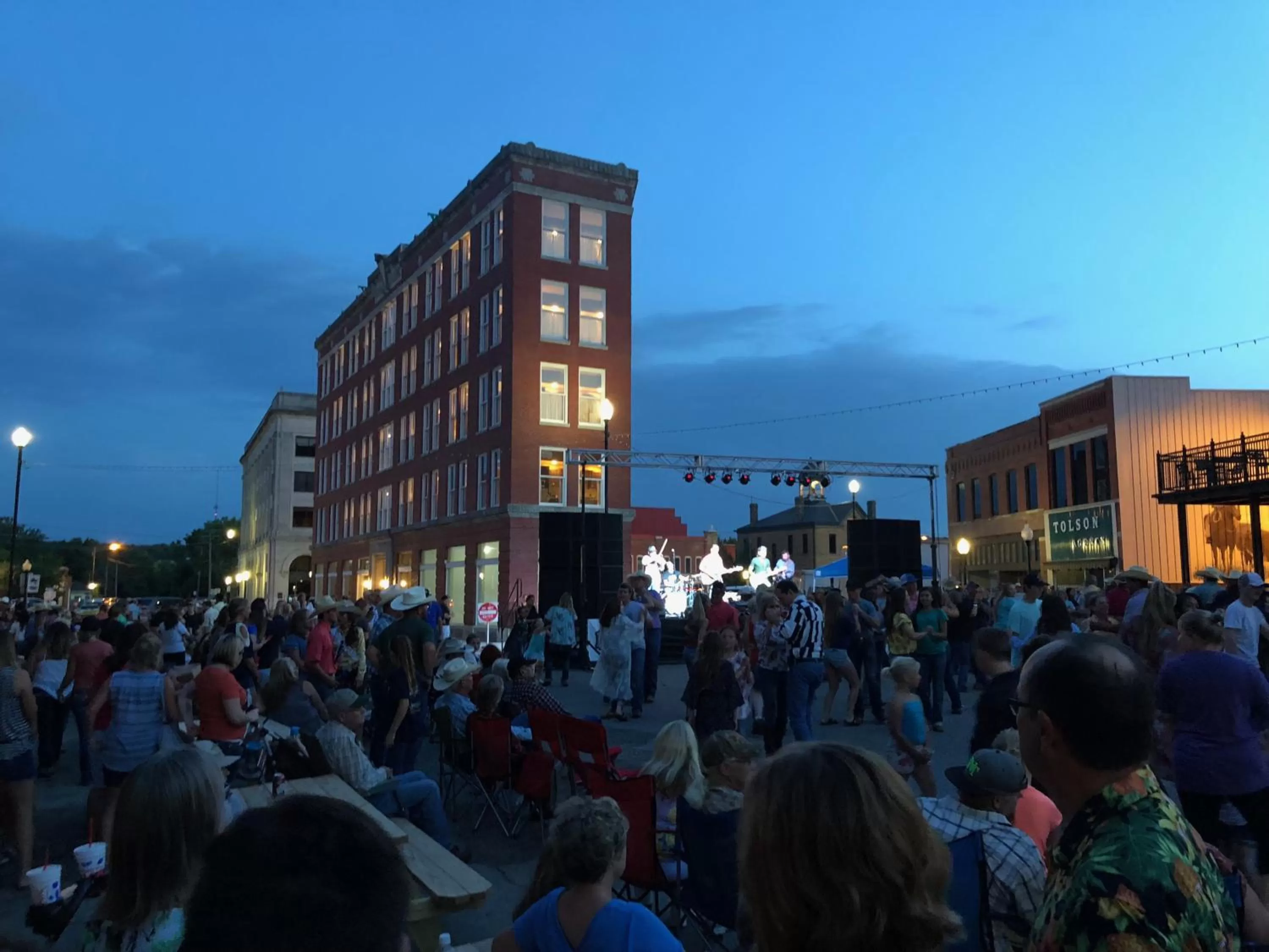 Property building in Frontier Hotel Pawhuska