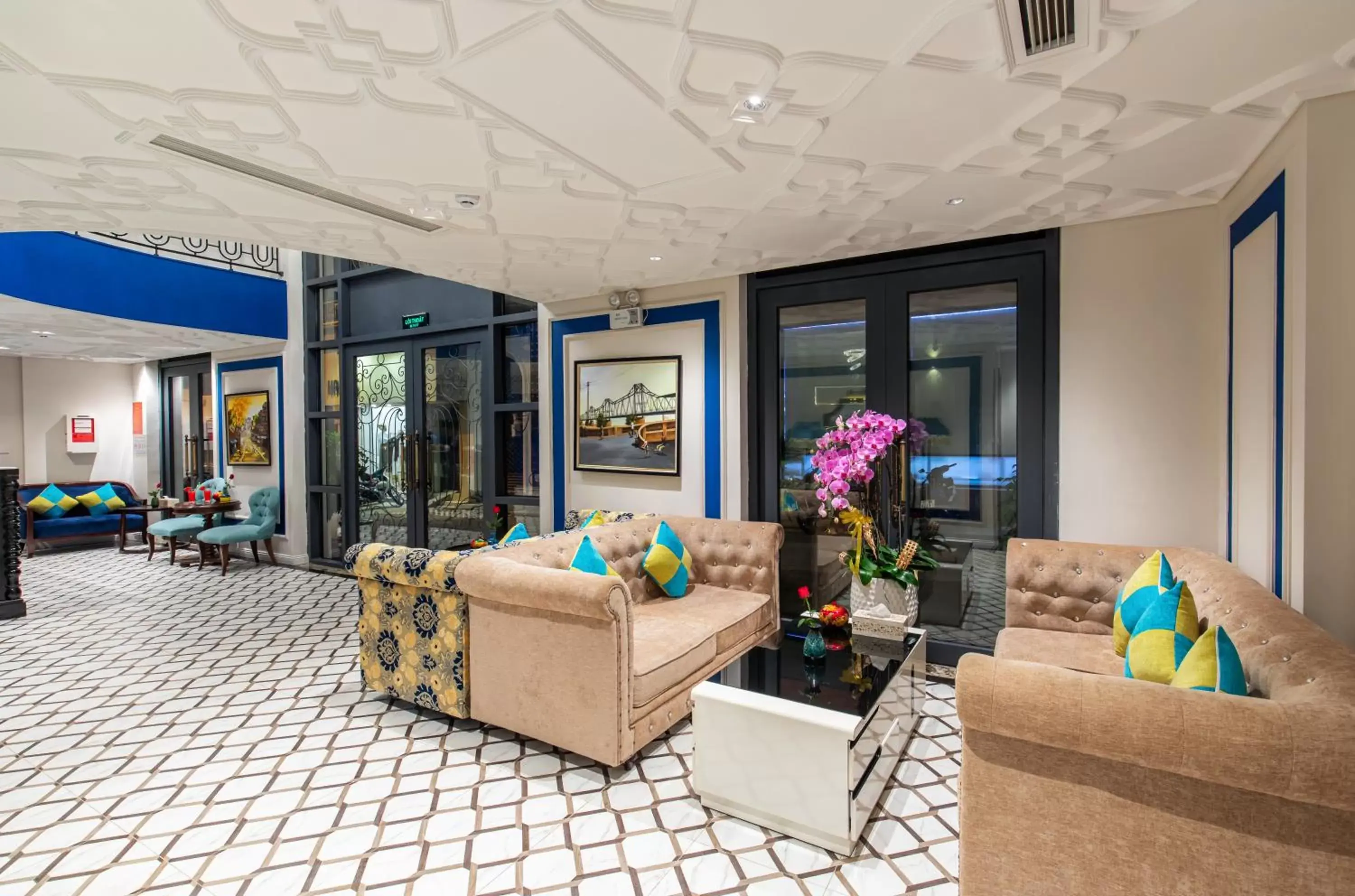 Lobby or reception in Hanoi Calista Hotel & Spa Lobby or reception in Hanoi Calista Hotel & Spa