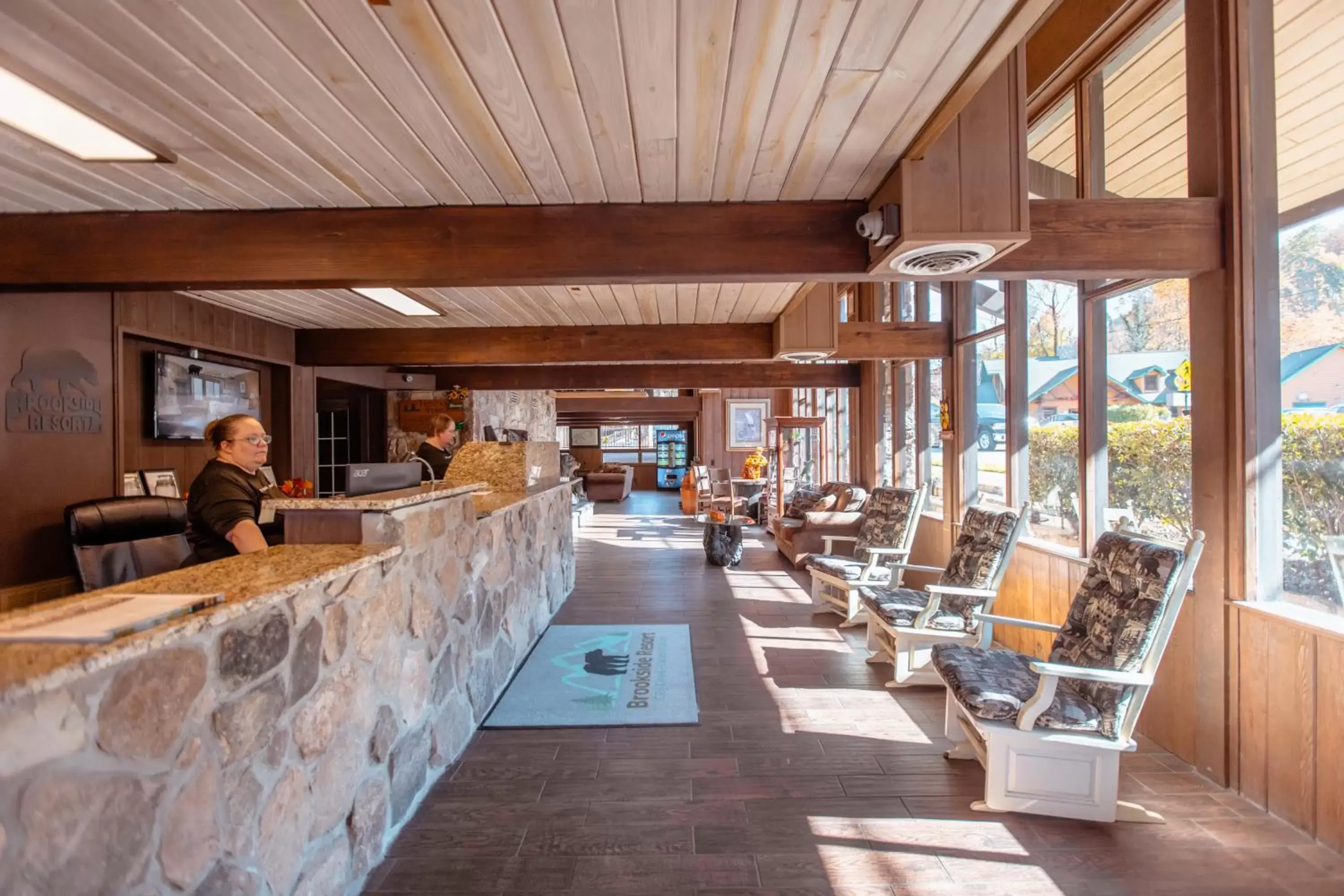 Lobby or reception in Brookside Lodge