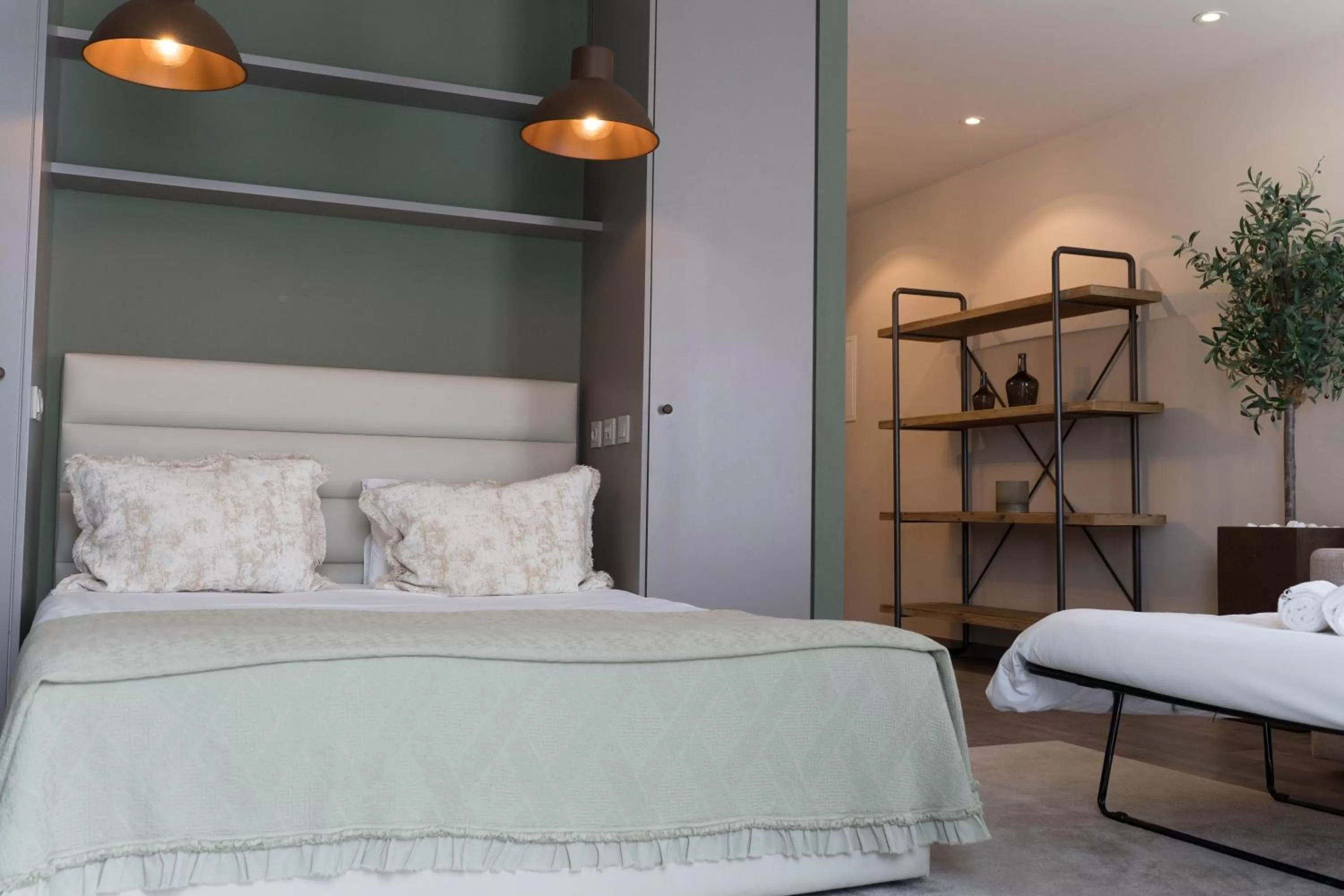 Bed in Olive Nature – Tourism Apartments