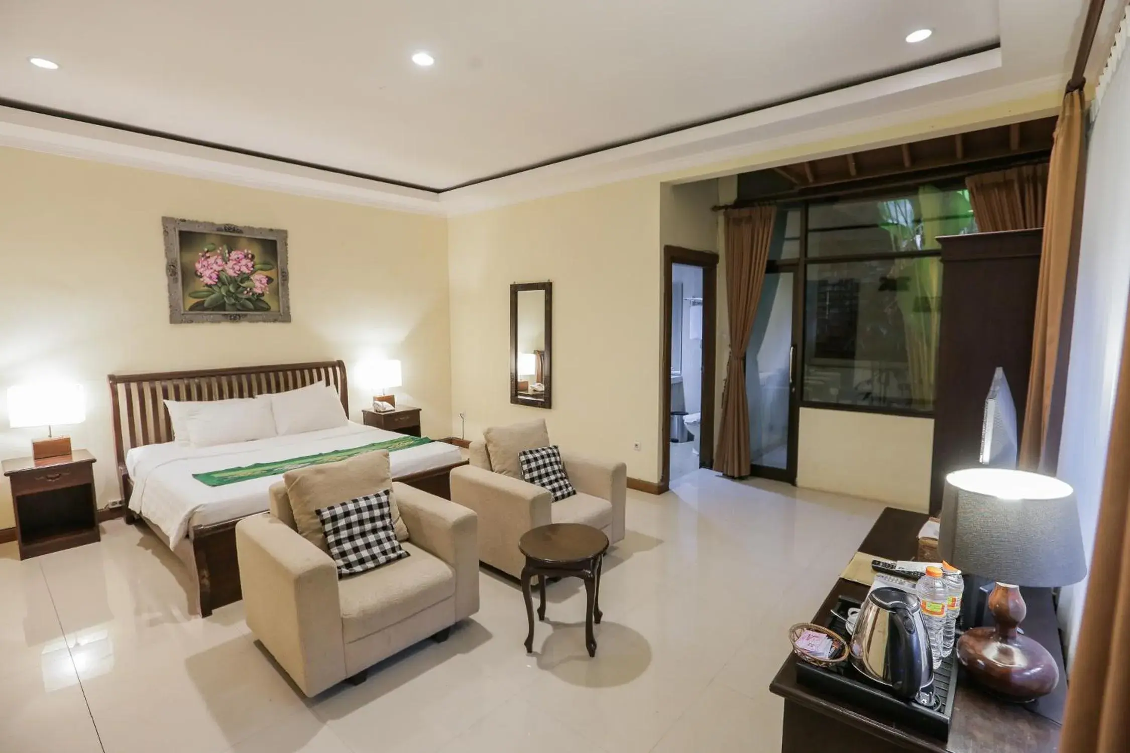 Bedroom in Ubud Hotel and Cottages