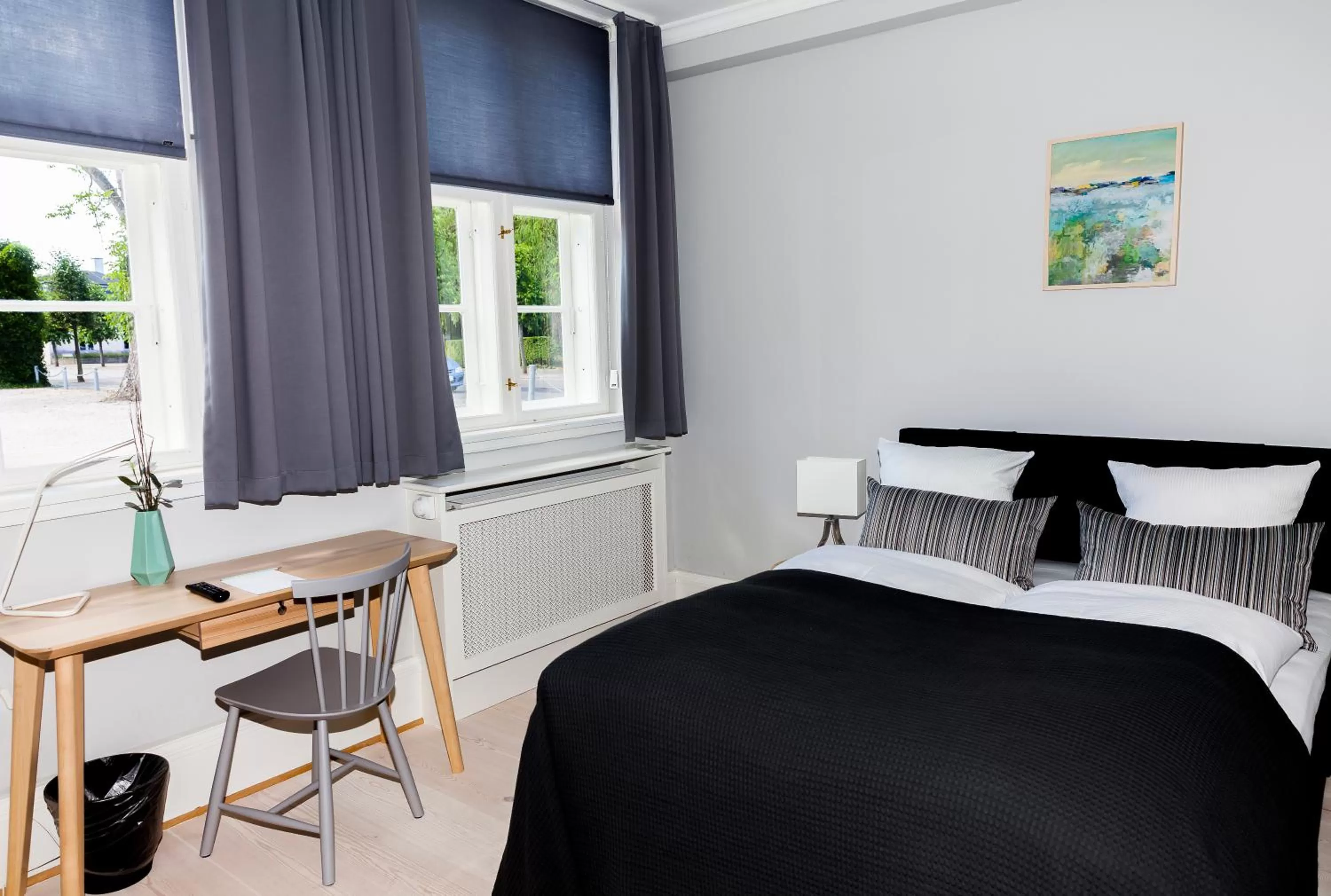 Bed in Hotel Fredensborg Store Kro