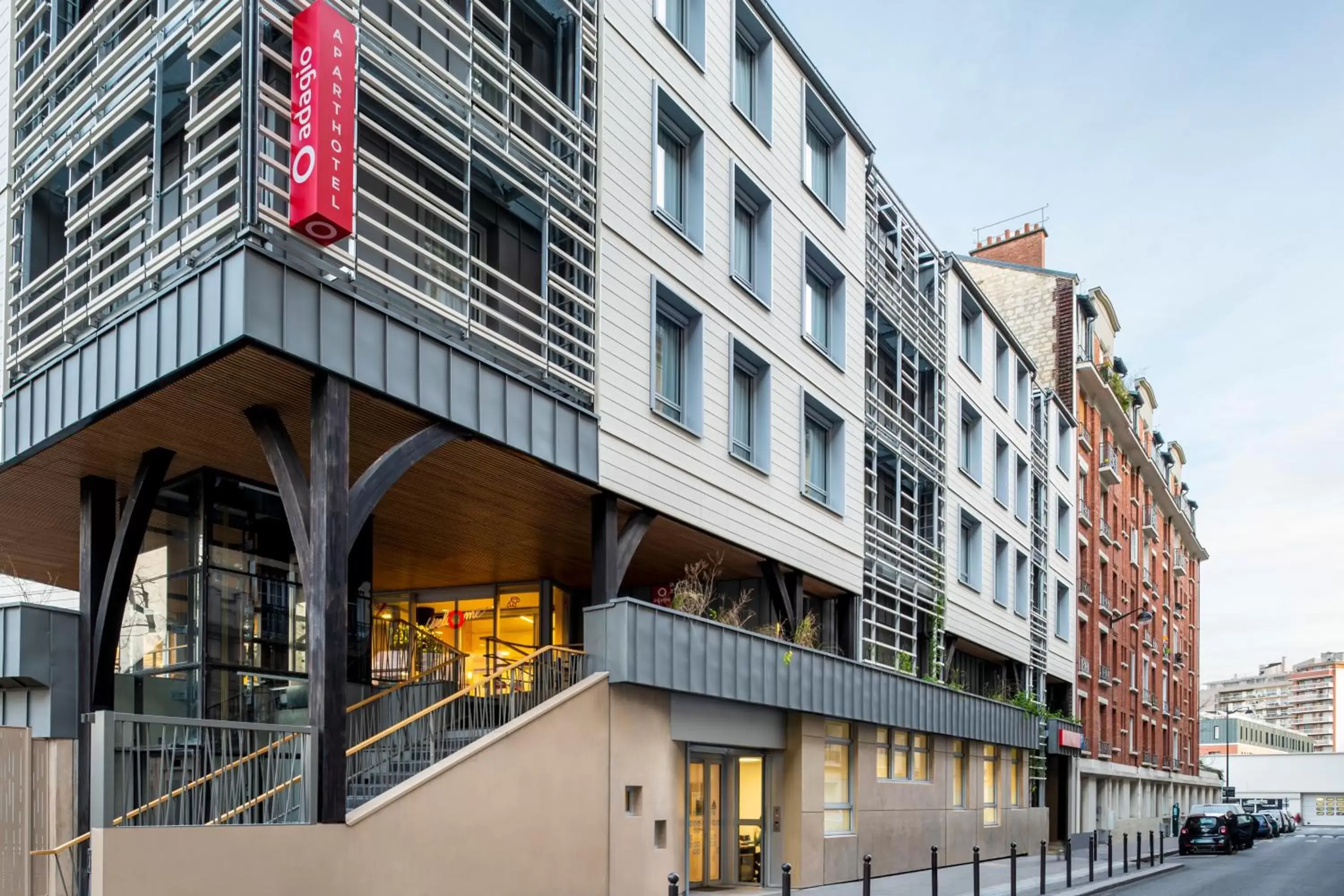 Property building in Aparthotel Adagio Paris Nation Property building in Aparthotel Adagio Paris Nation
