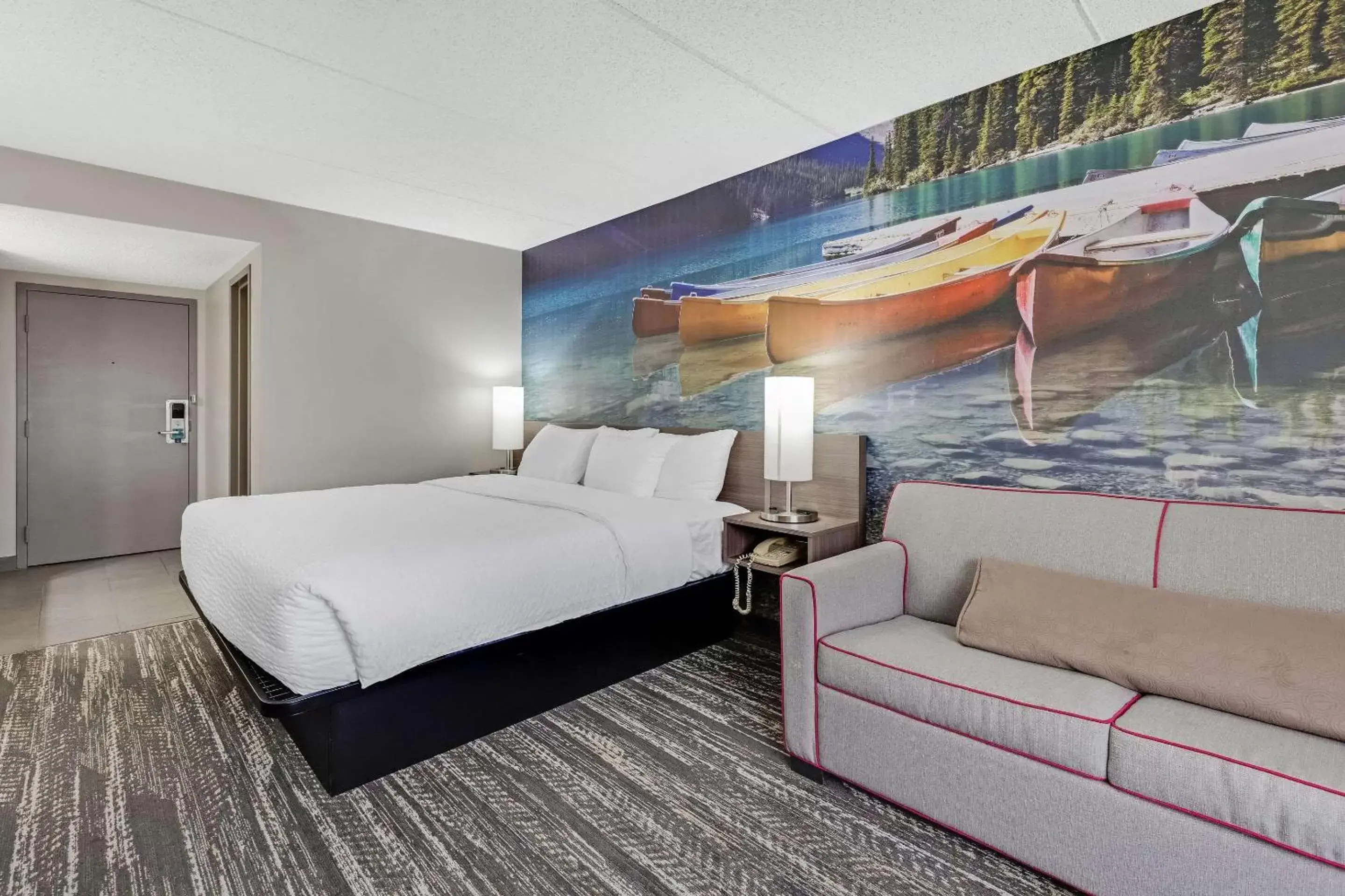 Bedroom, Bed in Clarion Pointe by Choice Hotel