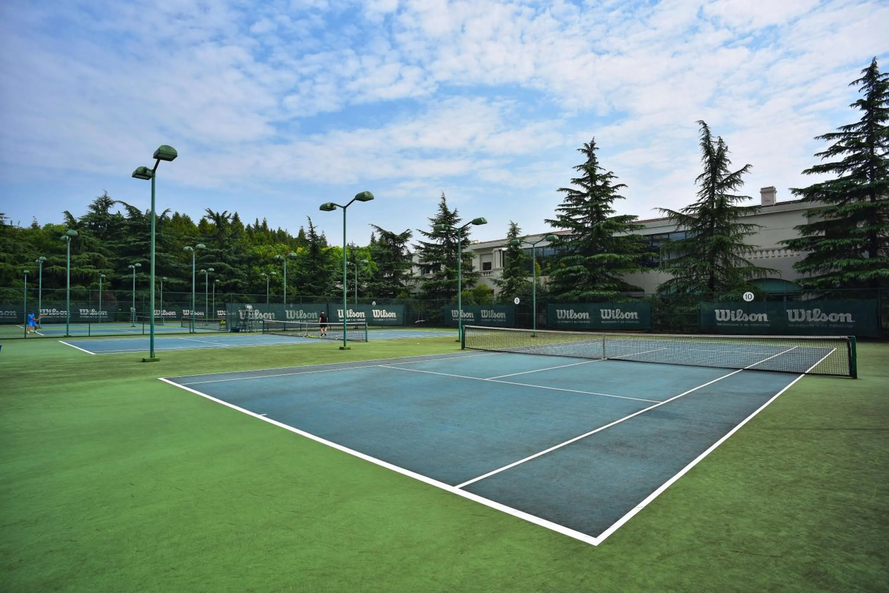 Tennis court in Xijiao State Guest Hotel