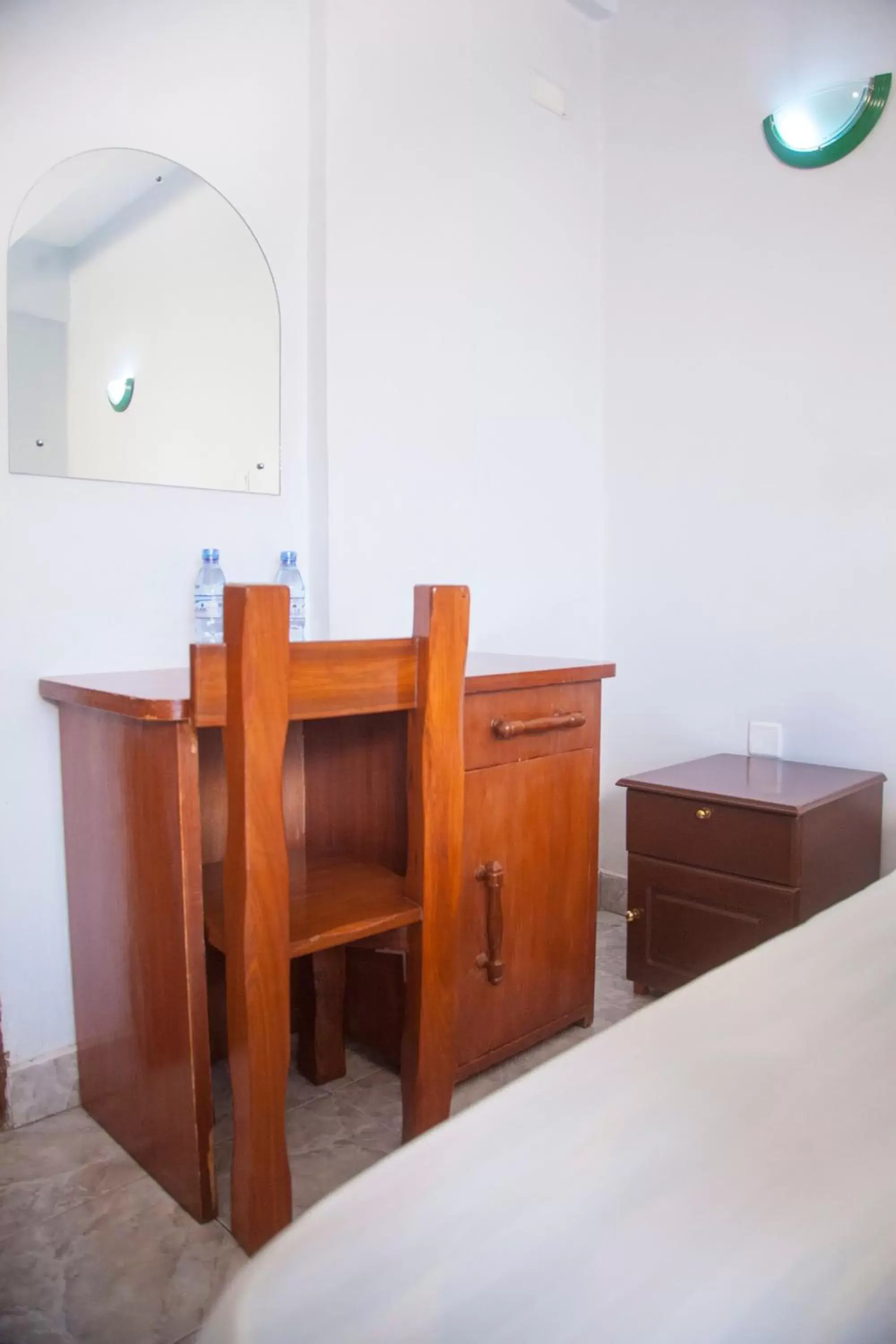 Decorative detail, Bed in Natron Palace Hotel Decorative detail, Bed in Natron Palace Hotel