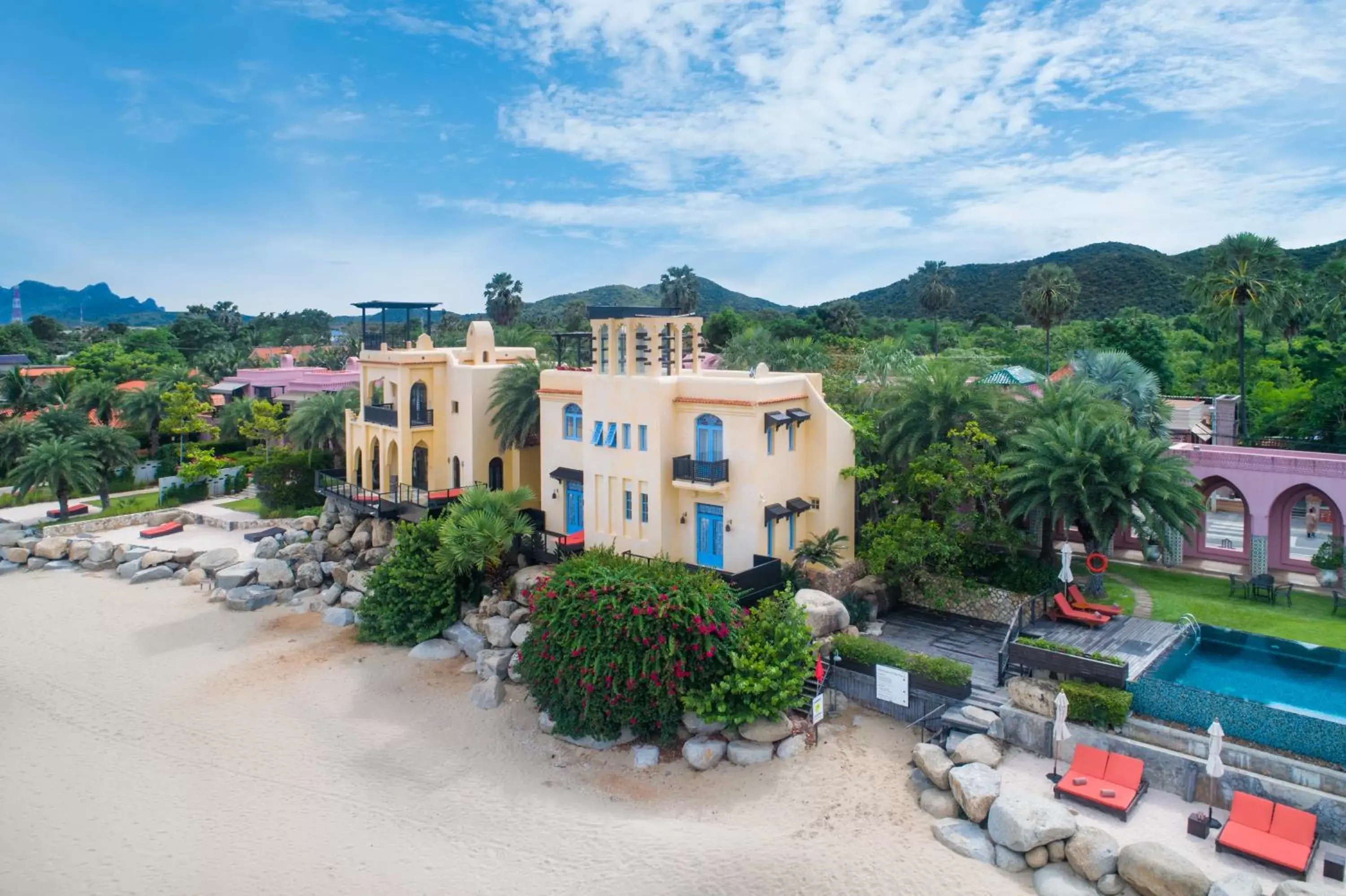 Beach, Property Building in Villa Maroc Resort