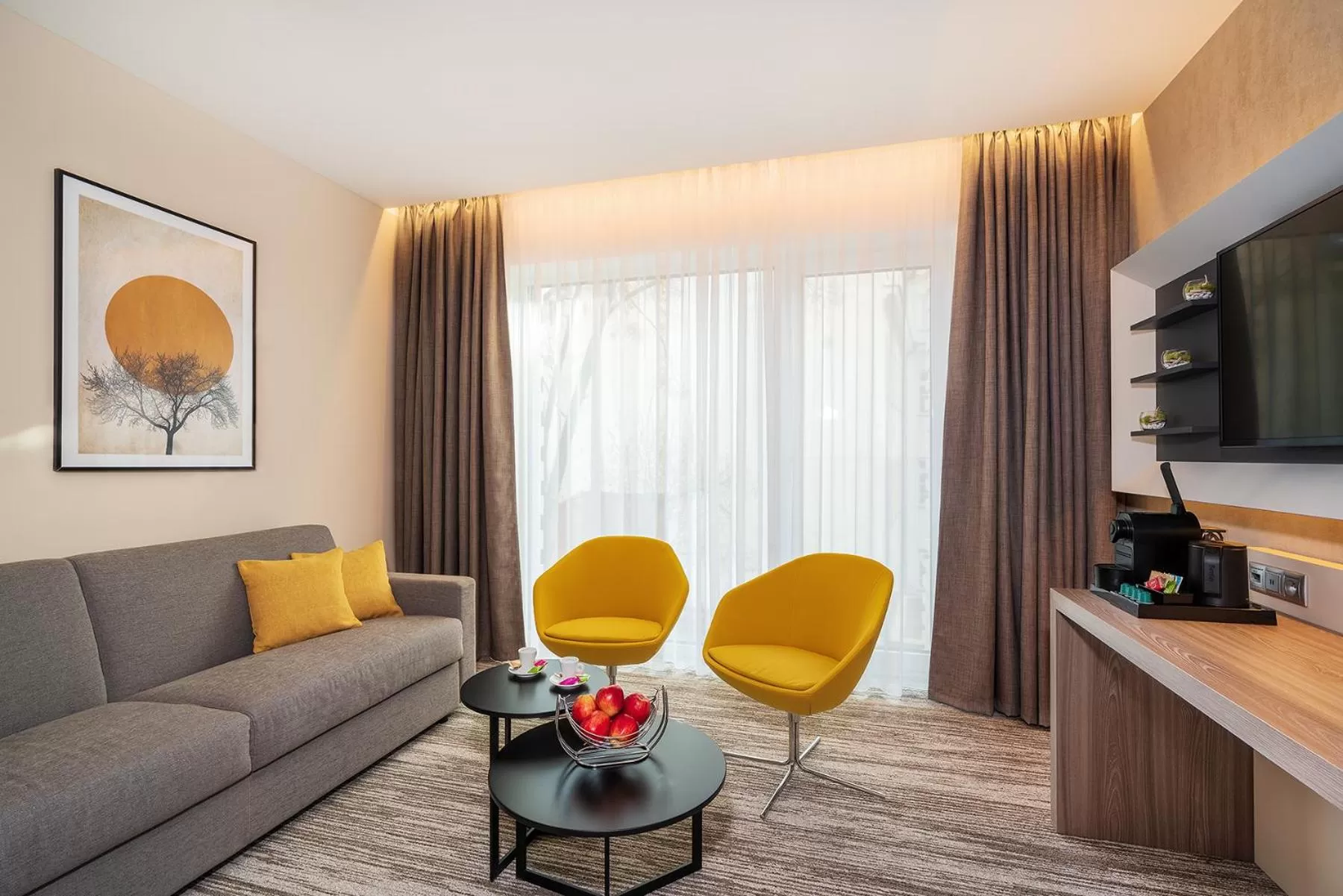 Living room in Hotel CUBE Prague