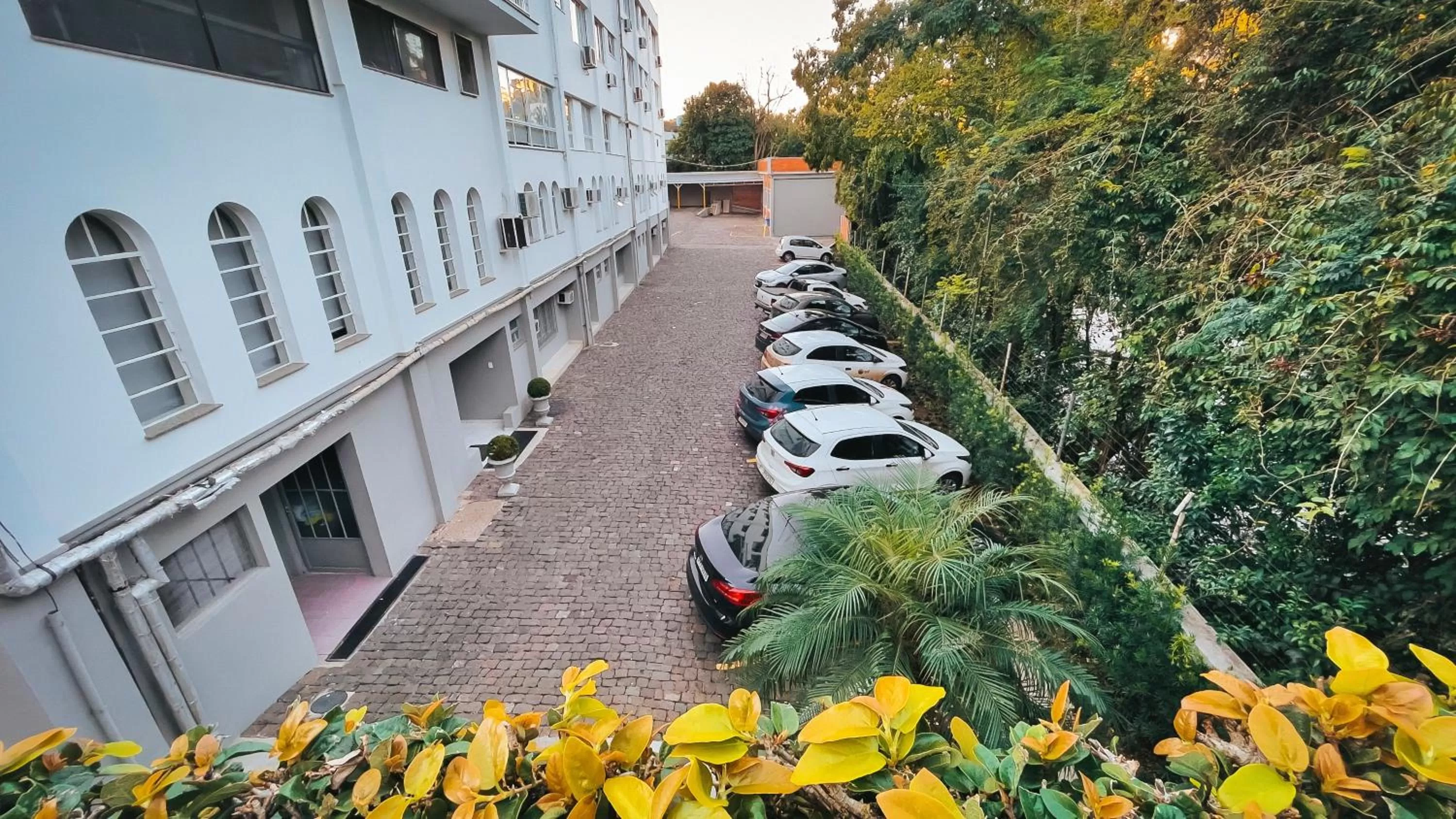 Inner courtyard view in Verde Vale Hotel