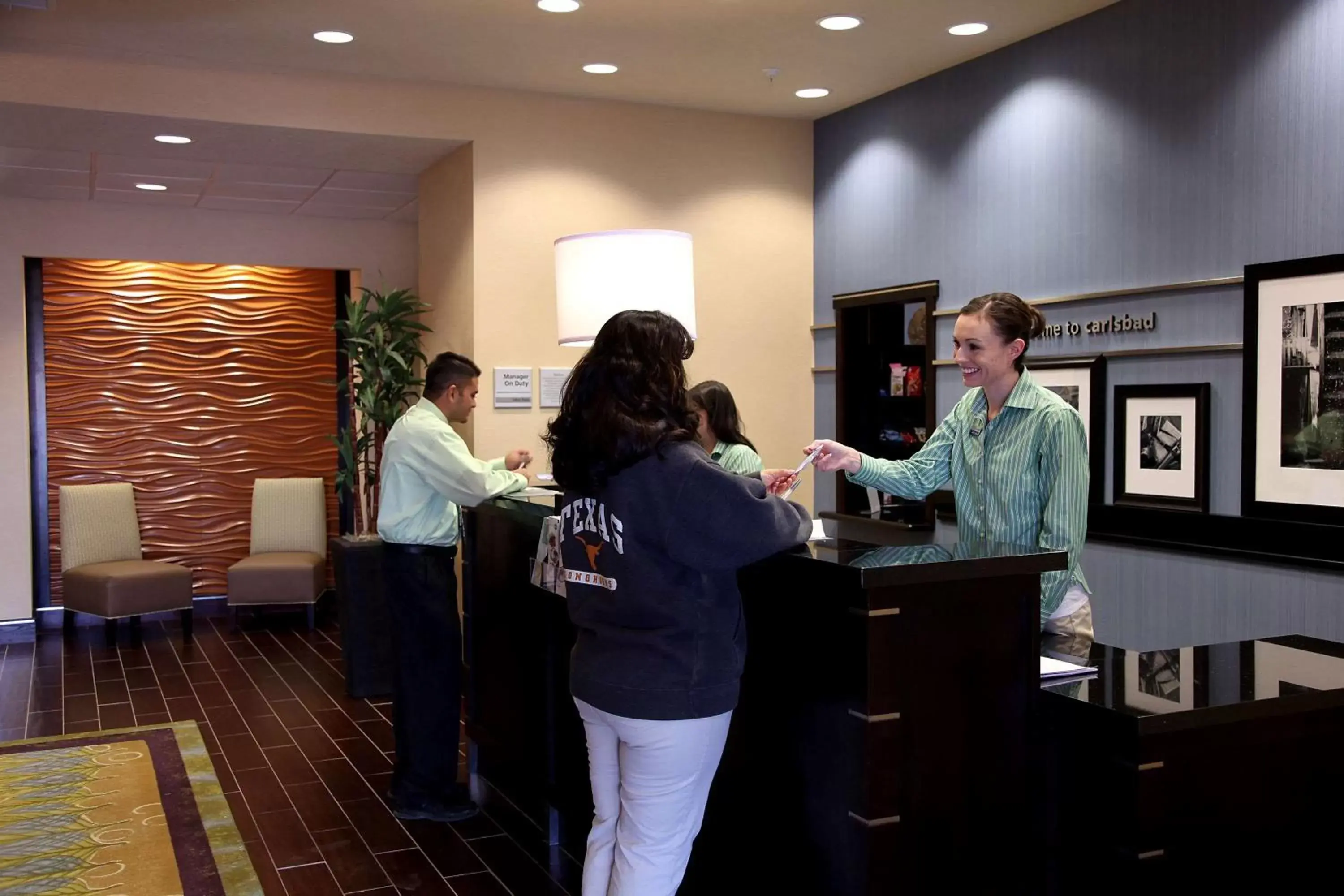 Lobby or reception in Hampton Inn & Suites Carlsbad Lobby or reception in Hampton Inn & Suites Carlsbad