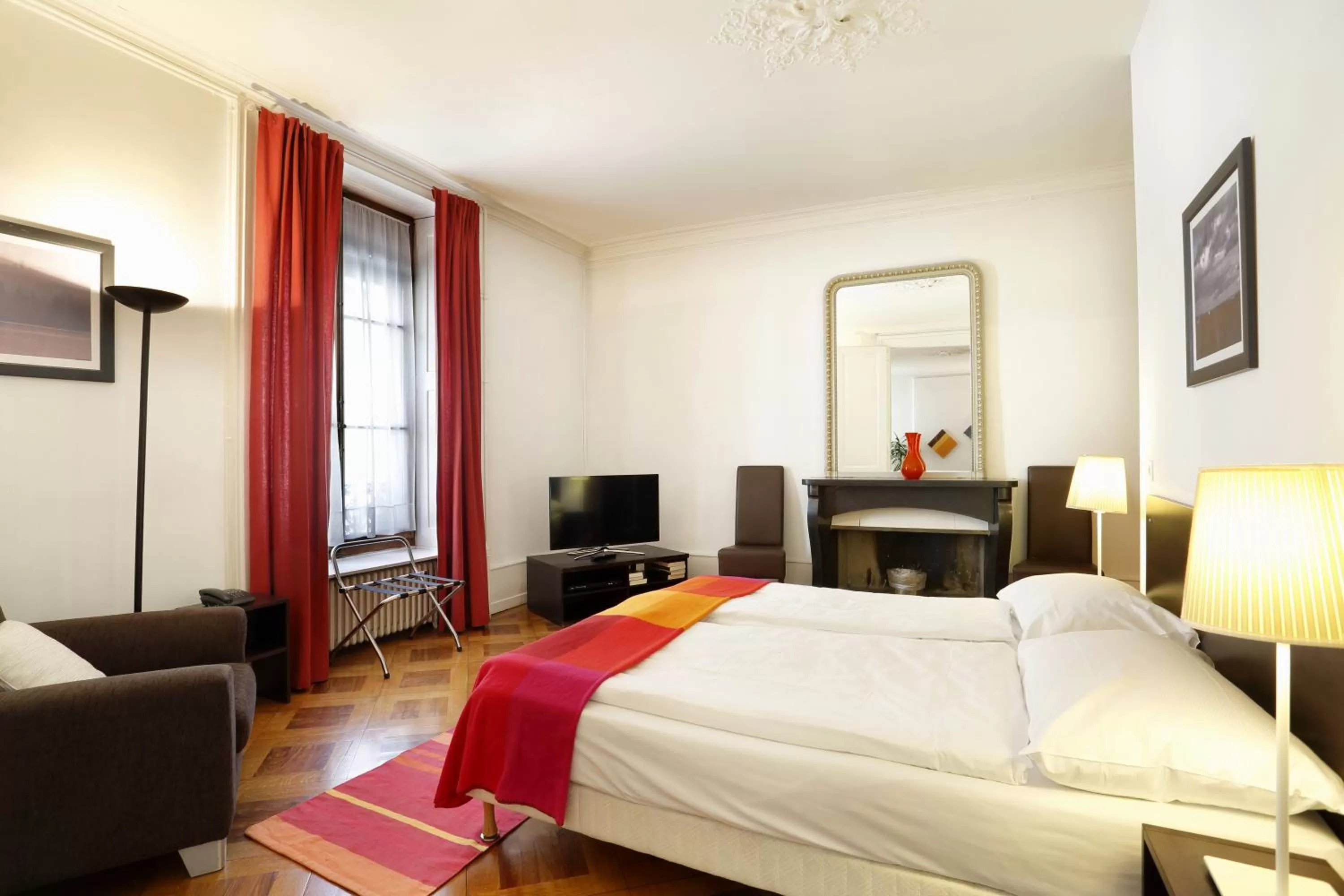 Bedroom, Bed in Hotel Tor