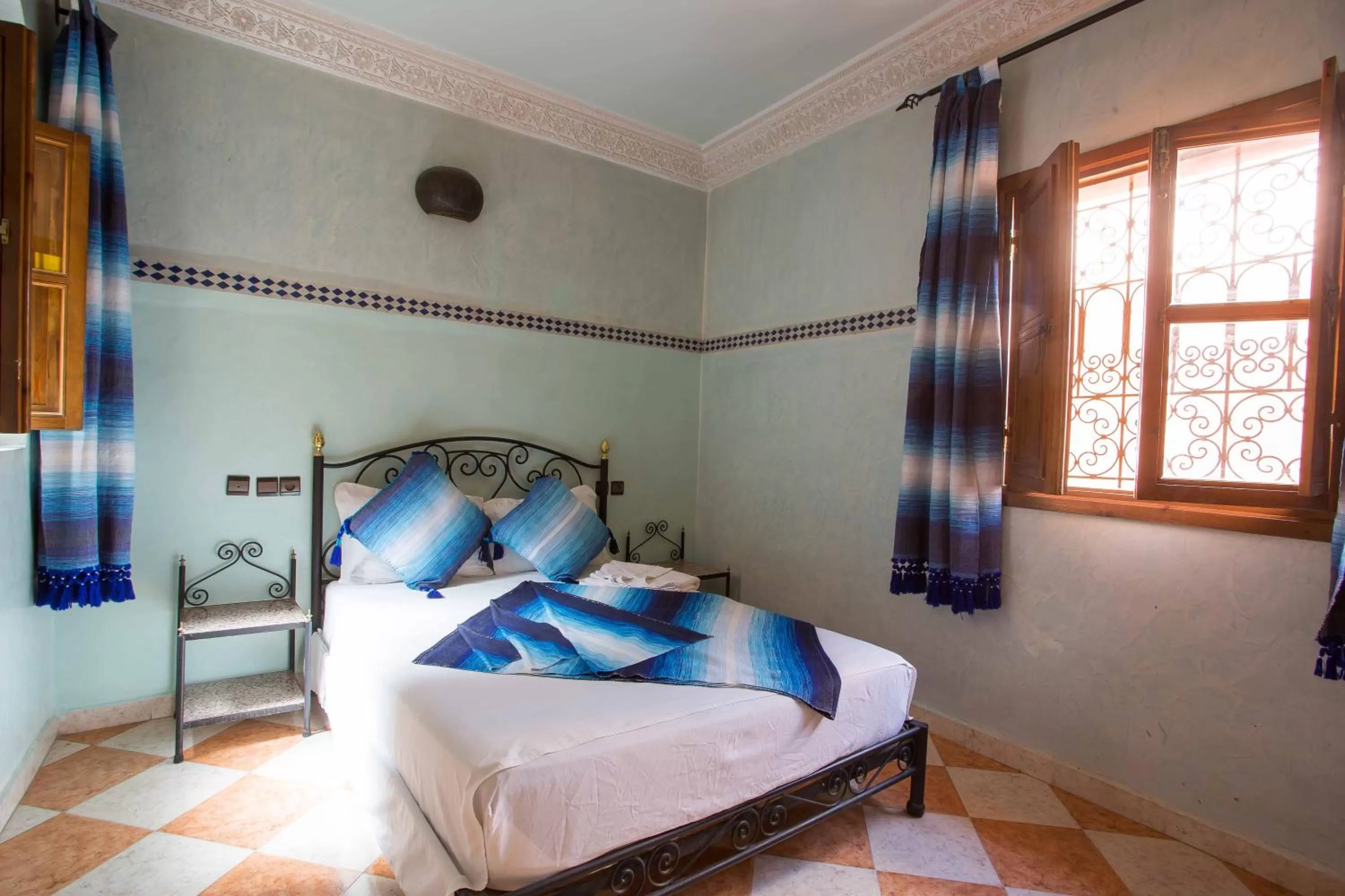 Bed in Riad Saad