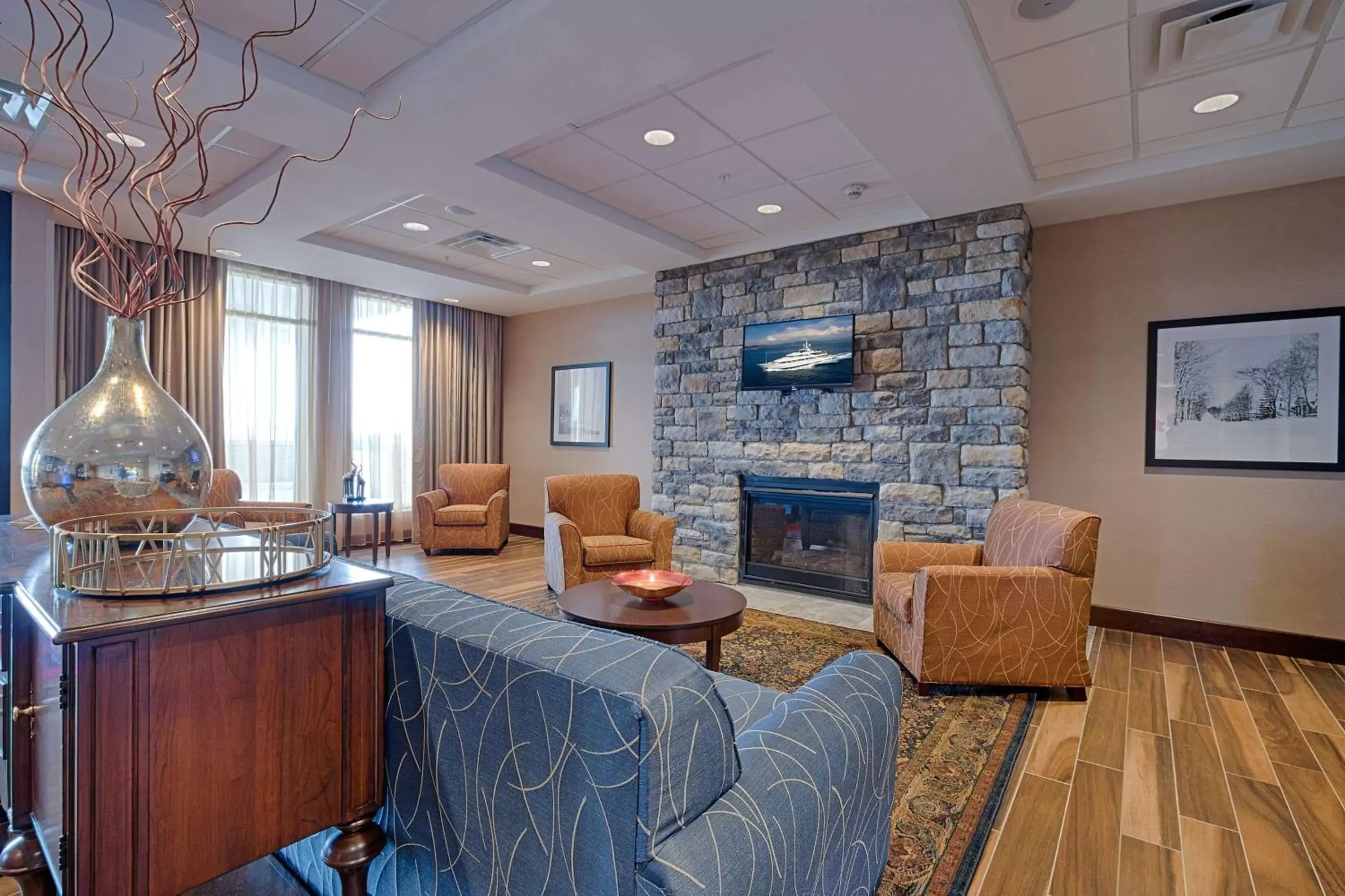 Lobby or reception in Hampton Inn & Suites Cazenovia, NY