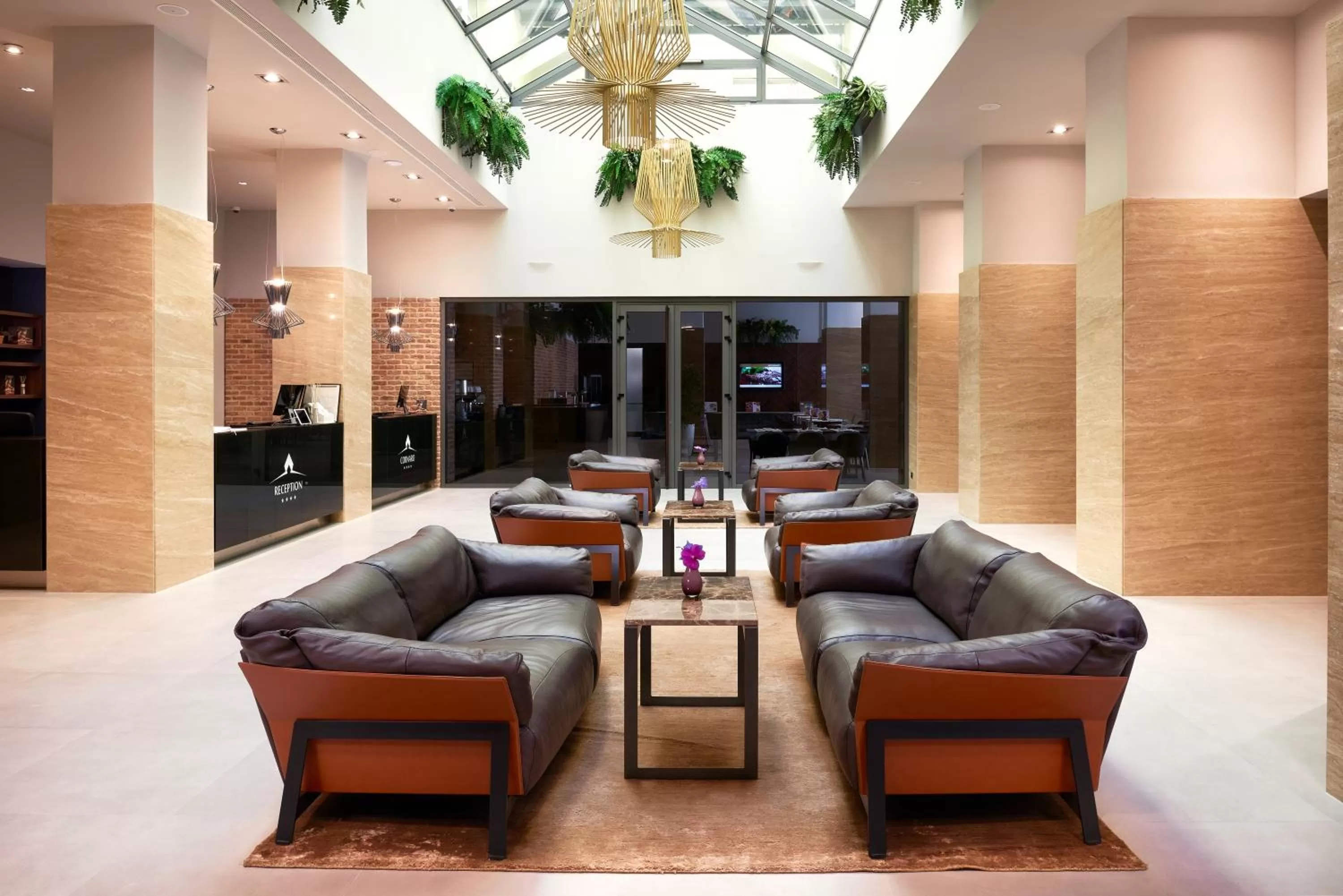 Lobby or reception in Cornaro Hotel