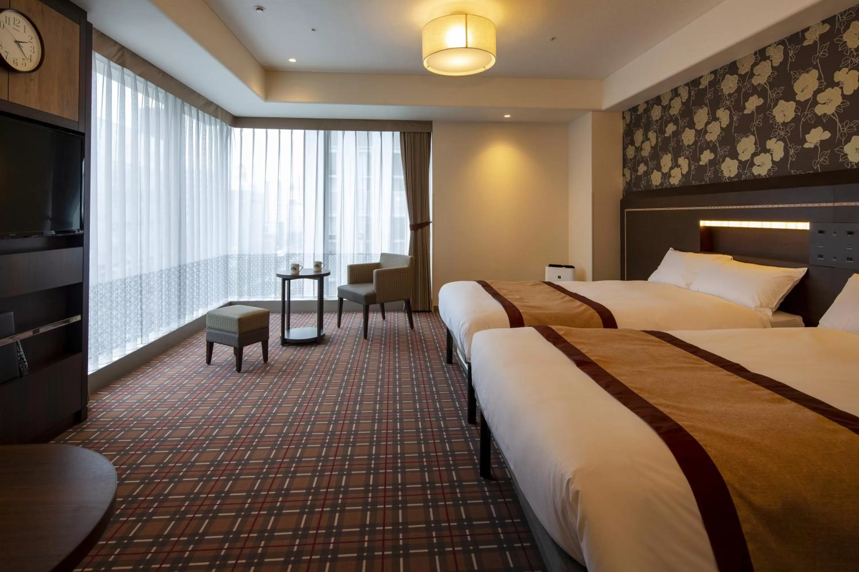 Photo of the whole room, Bed in Hotel Monterey Fukuoka