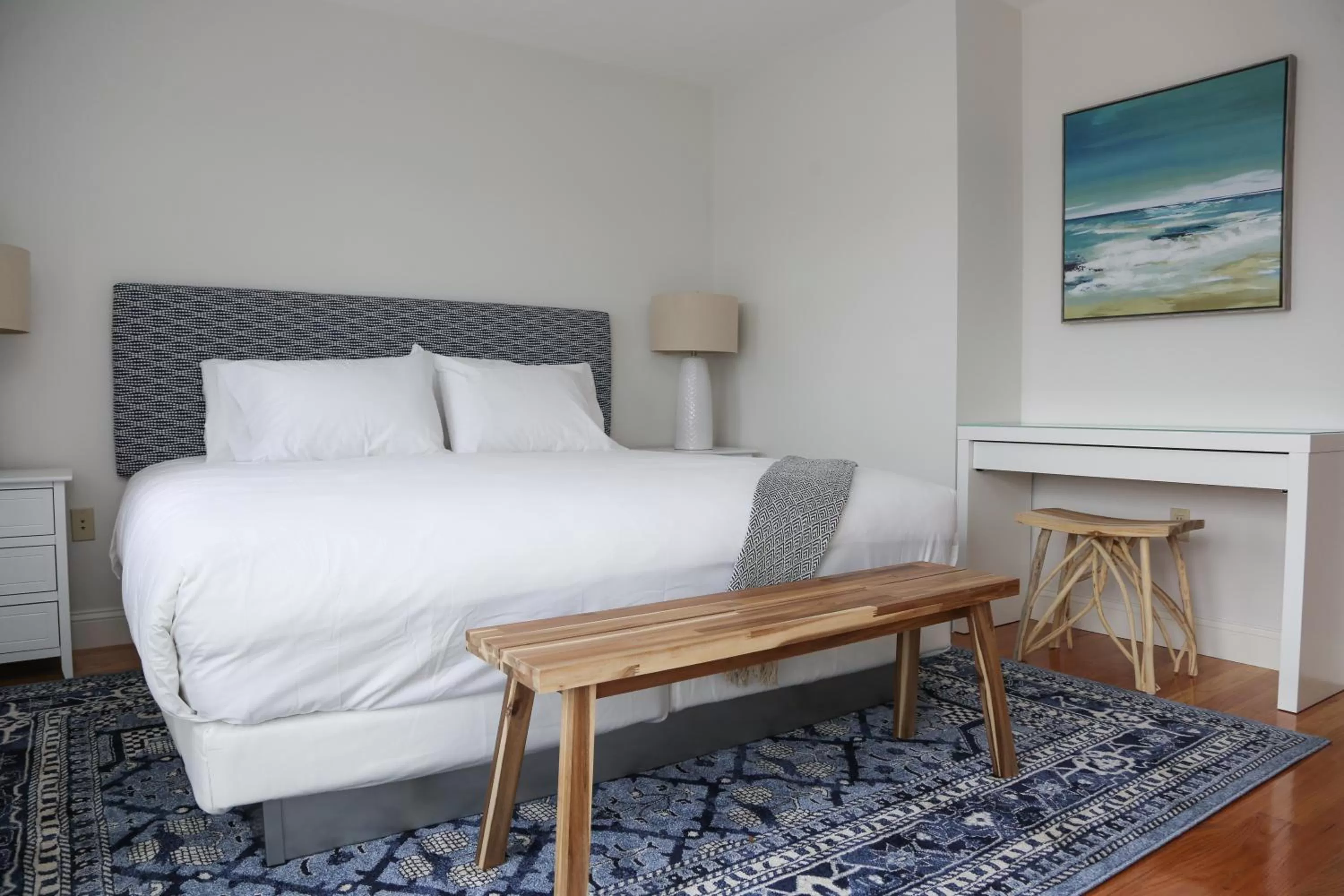 Bed in The Sea Breeze Inn