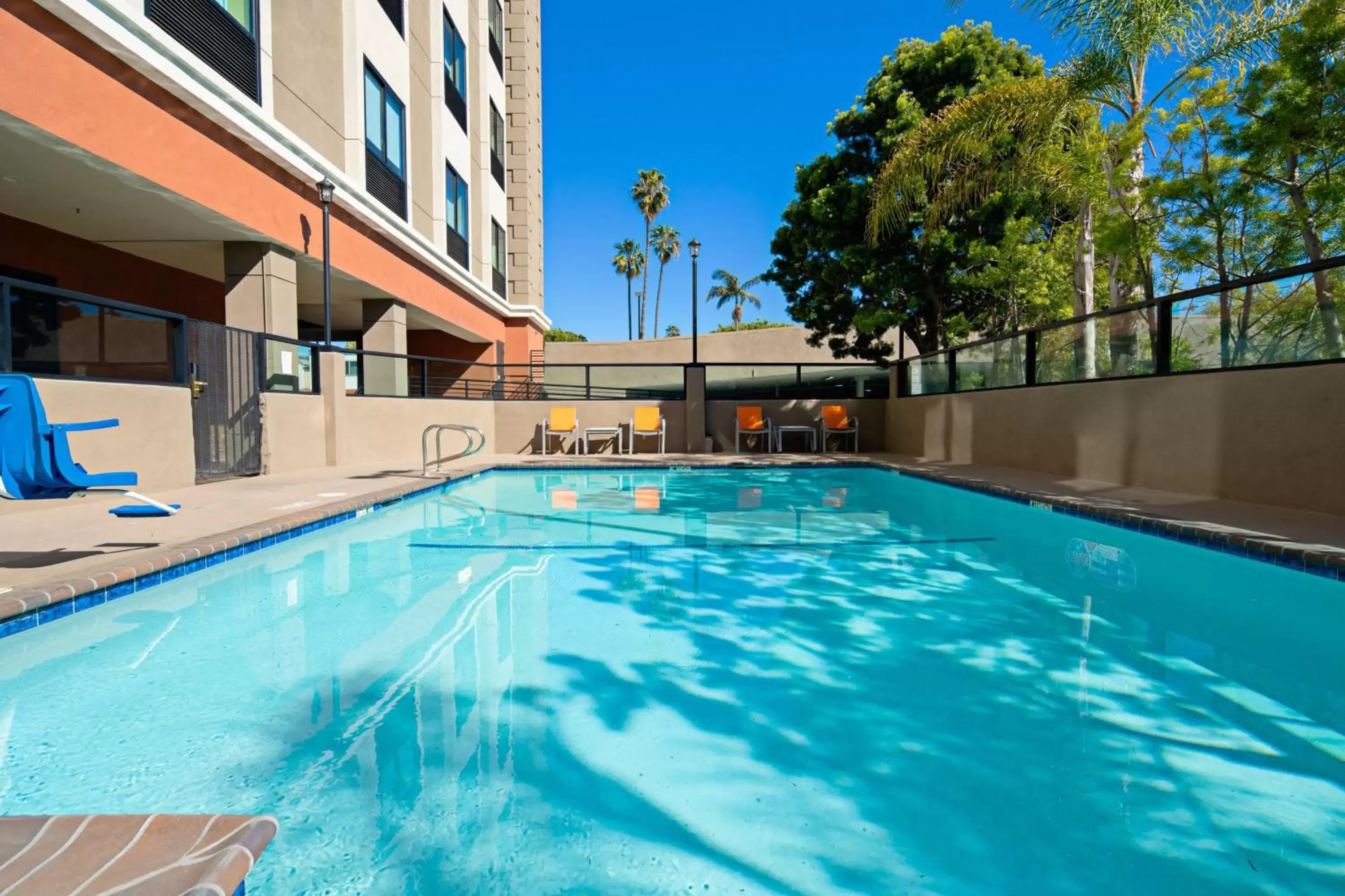Swimming Pool in Holiday Inn Express Los Angeles LAX Airport, an IHG Hotel