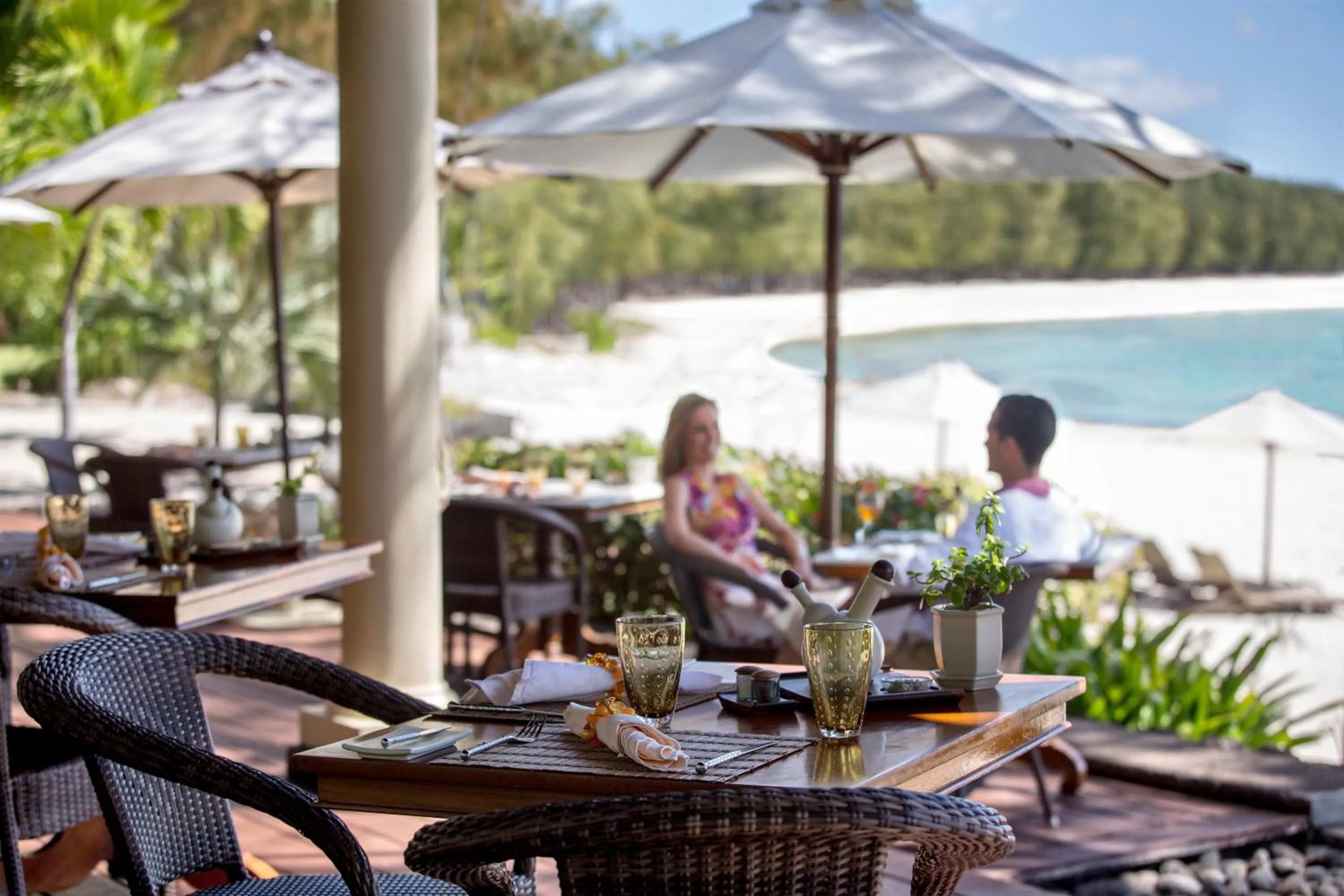 Restaurant/places to eat in The Residence Mauritius