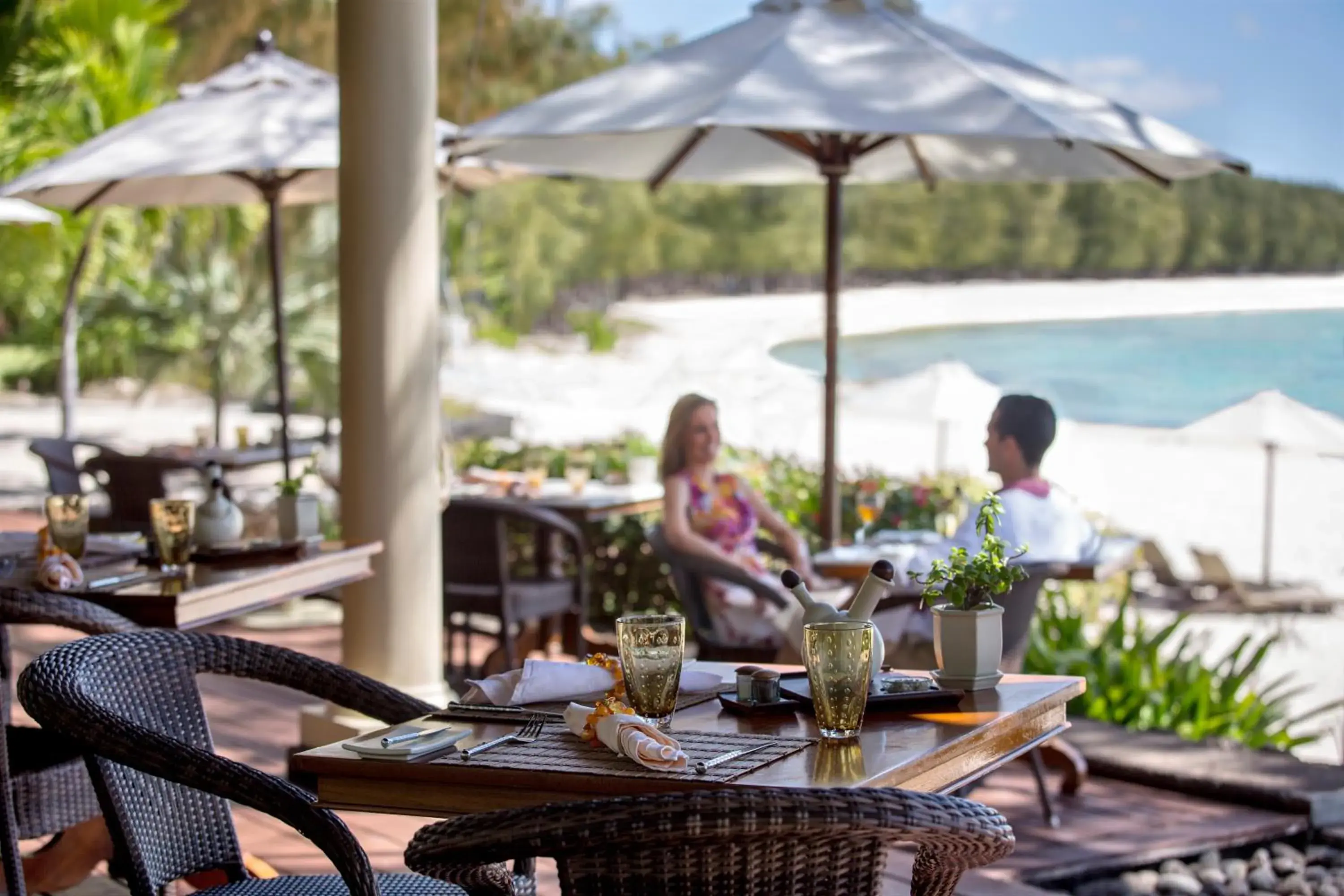 Restaurant/Places to Eat in The Residence Mauritius