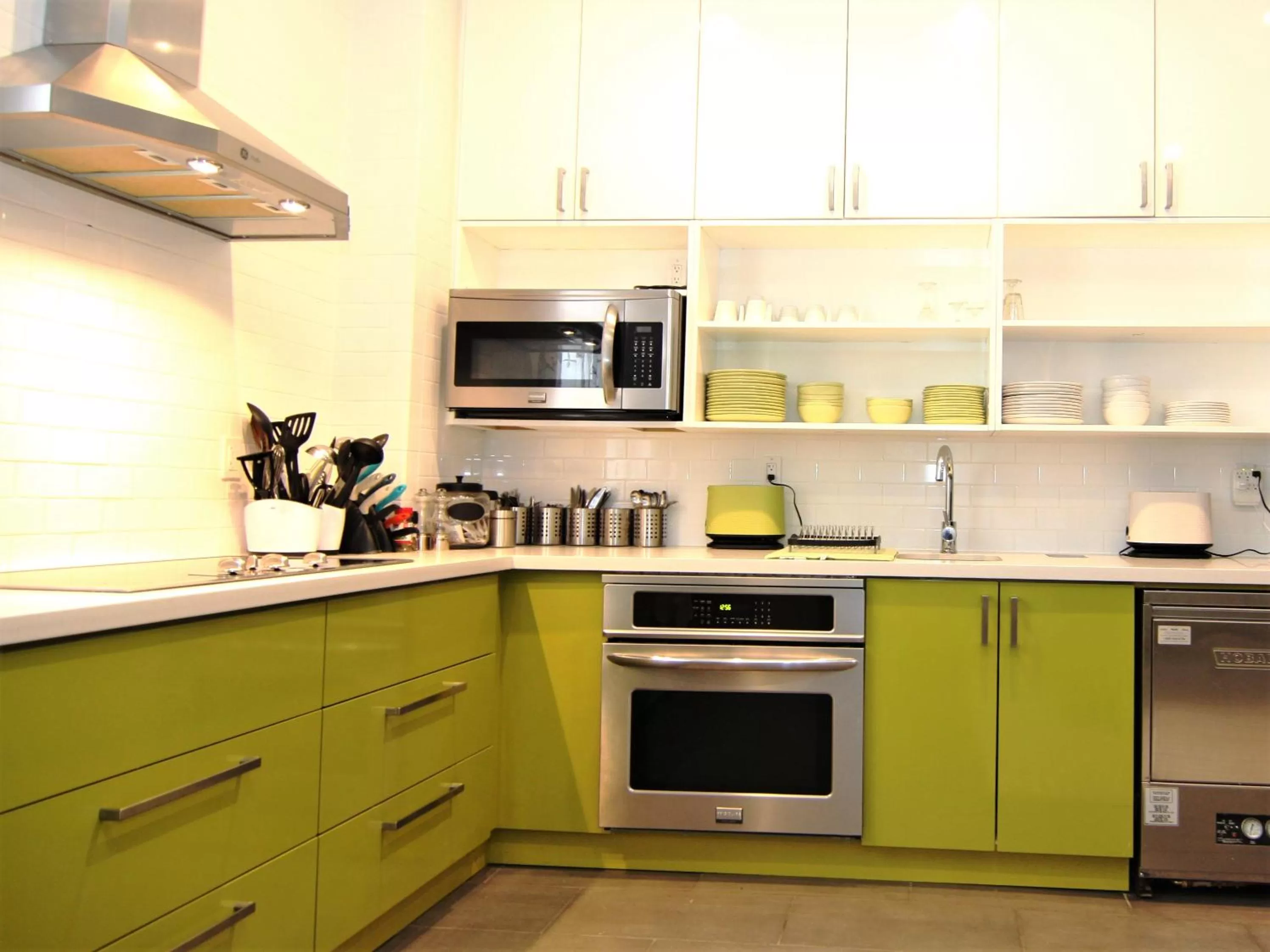 Communal kitchen in The Clarence Park