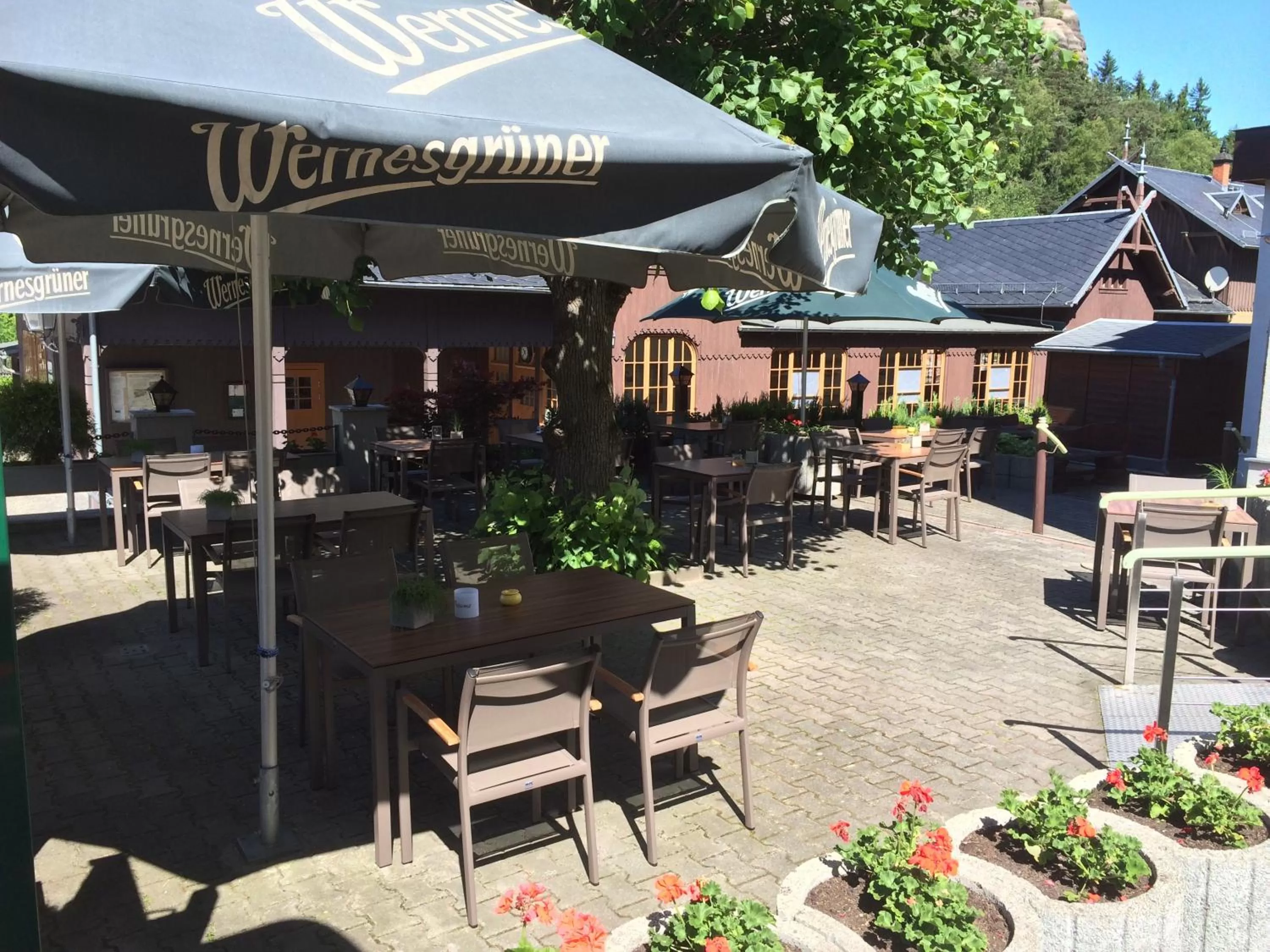 Garden in Hotel am Berg Oybin garni