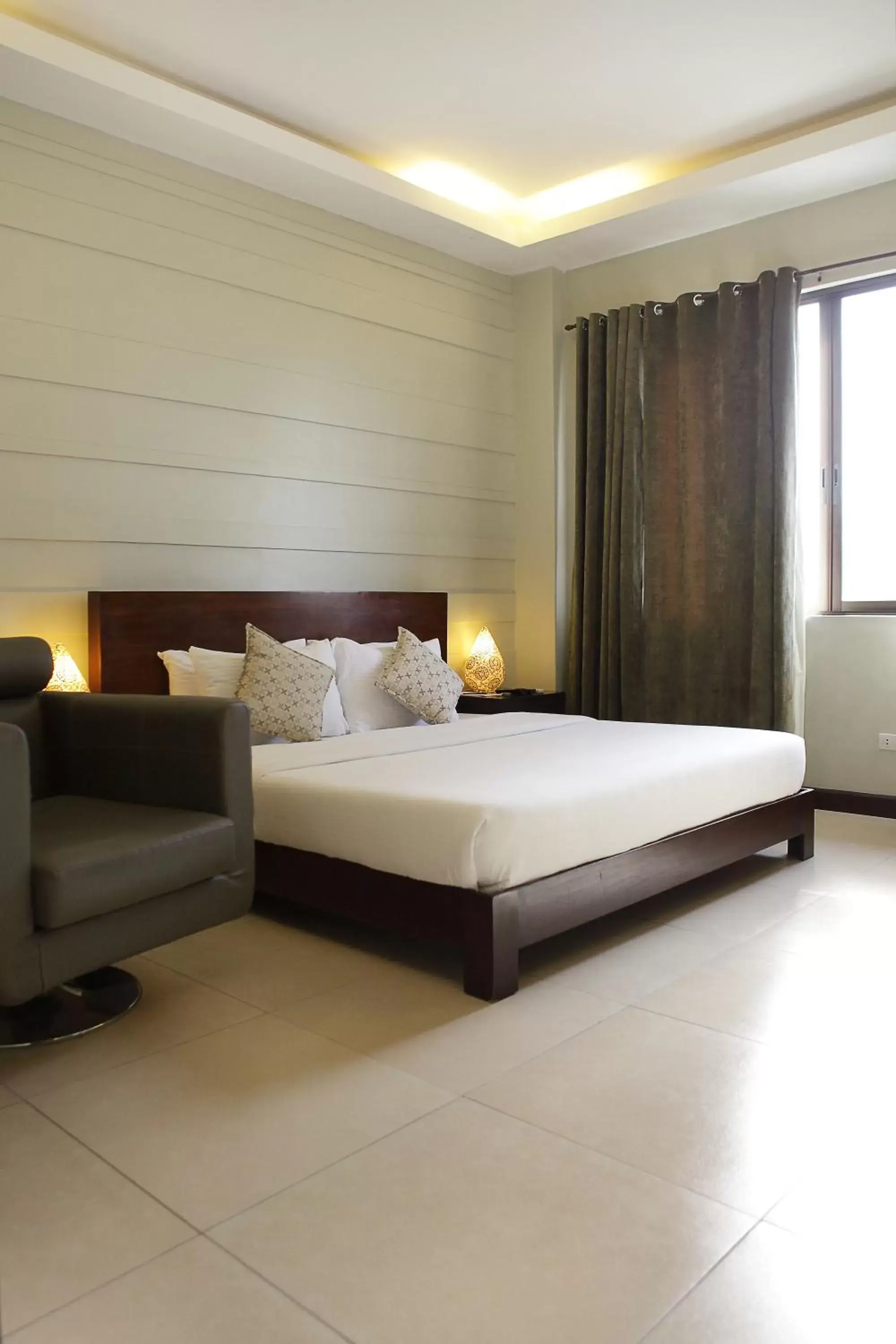 Bed in Alba Uno Hotel