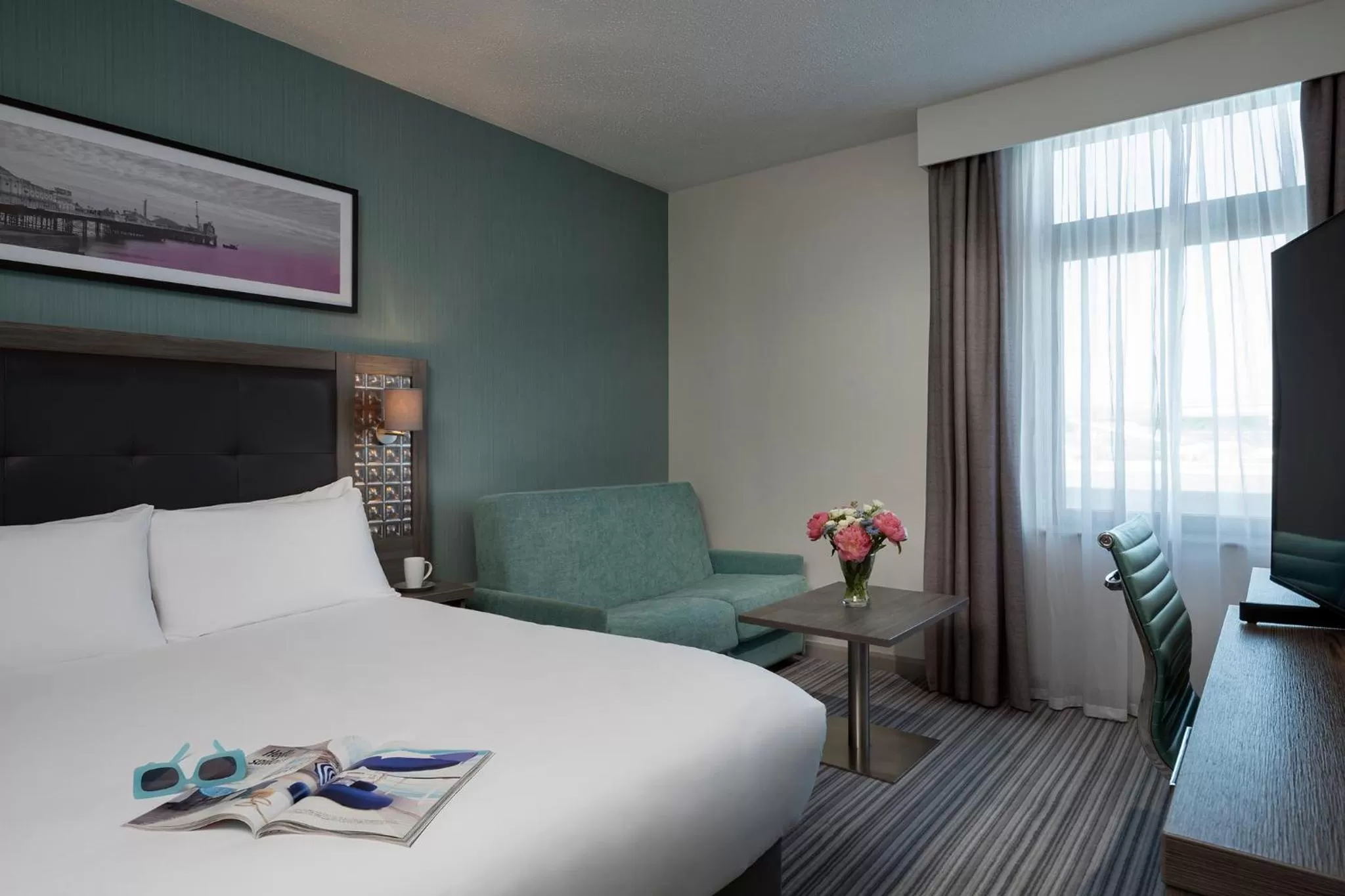 Standard Double Room with Sofa Bed (2 Adults + 2 Children) in Leonardo Hotel Brighton - Formerly Jurys Inn