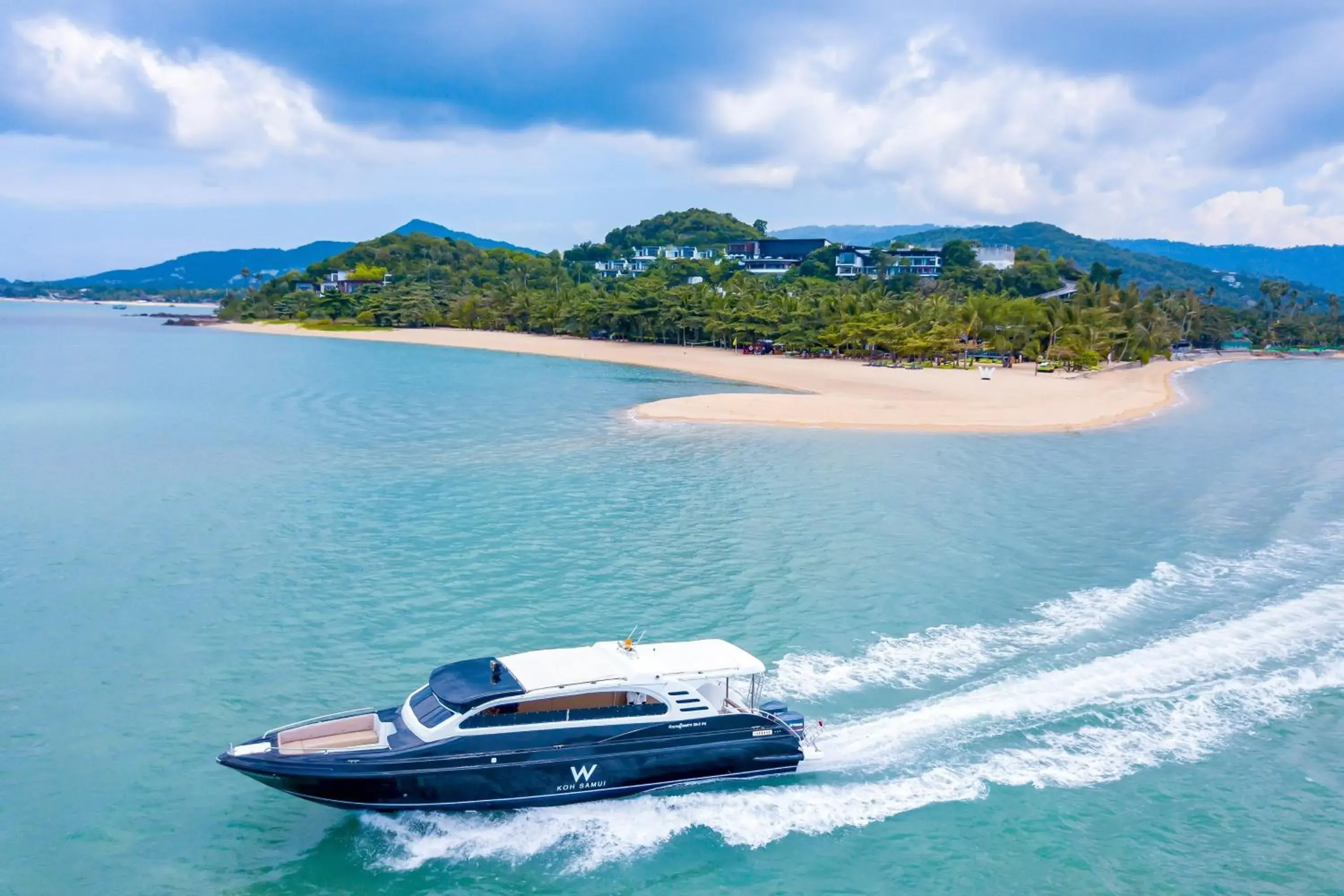 Beach, Bird's-eye View in W Koh Samui