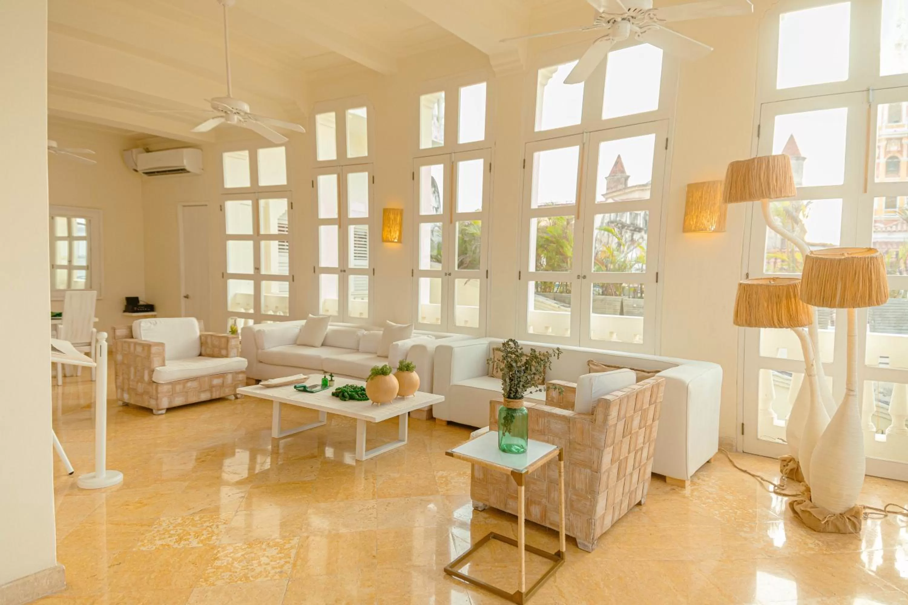 Living room in Casa Diluca Cartagena Hotel Boutique