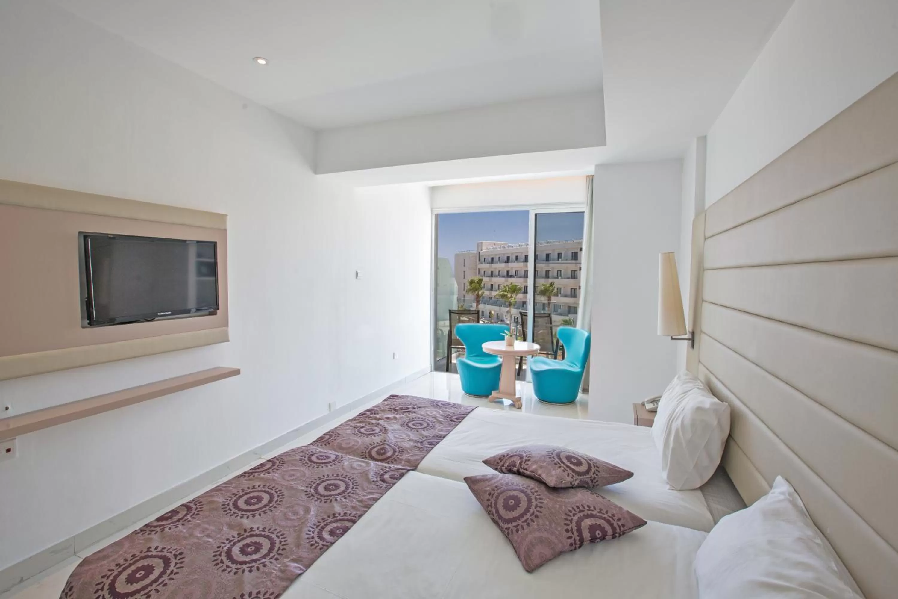 Bed in Tsokkos Protaras Beach Hotel