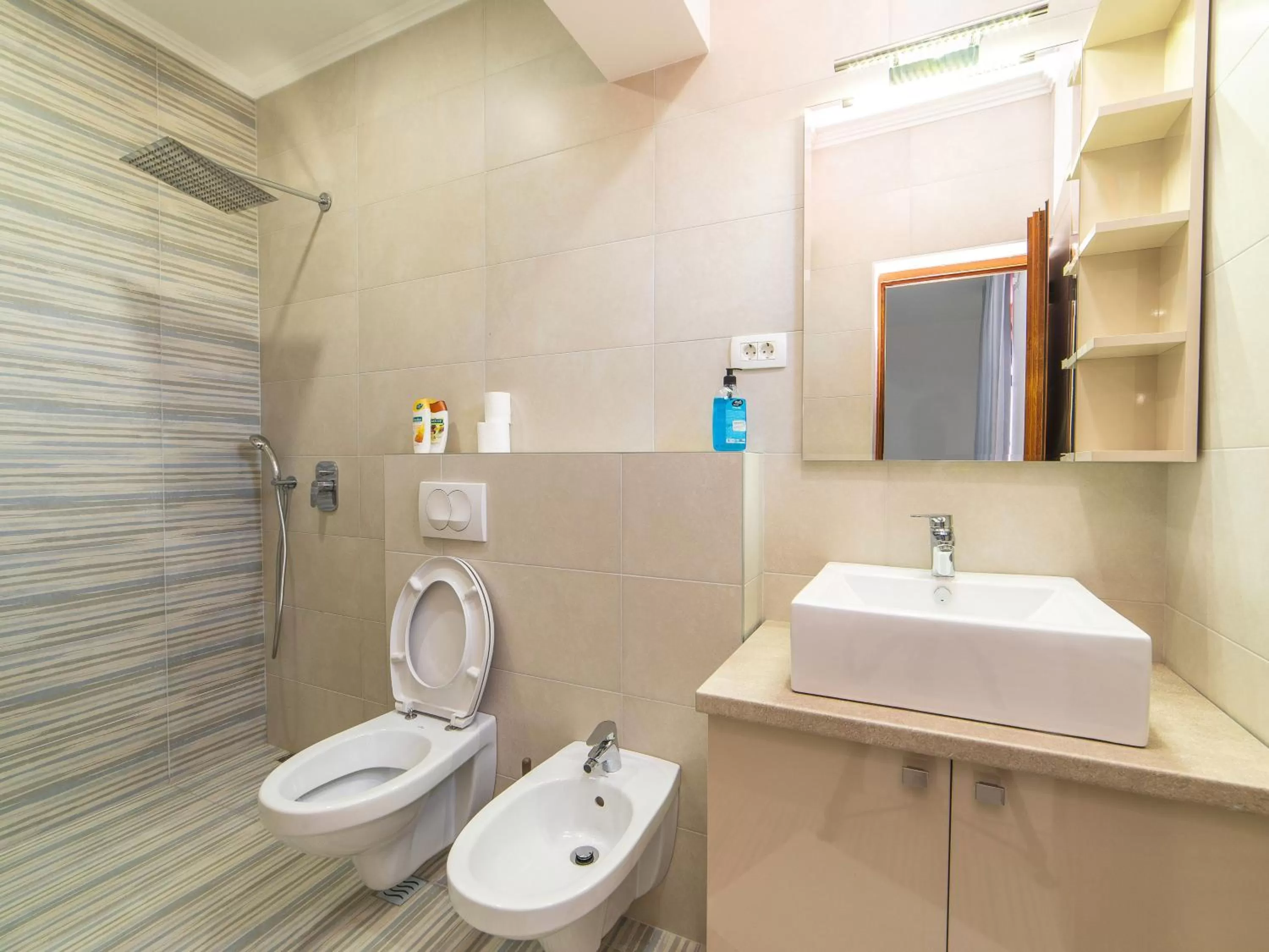 Shower in Hotel Royal Garden