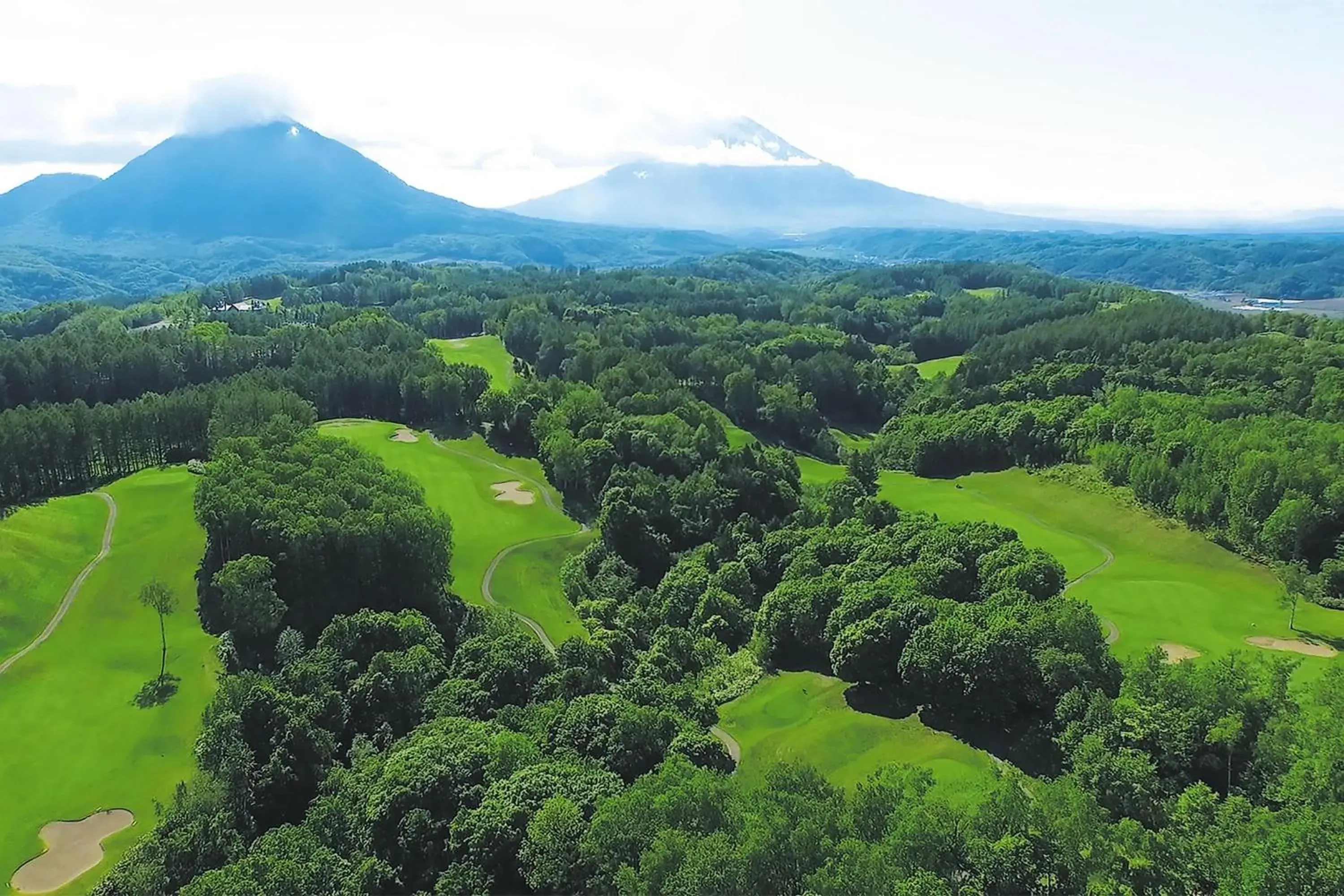 Golfcourse, Bird's-eye View in The Westin Rusutsu Resort