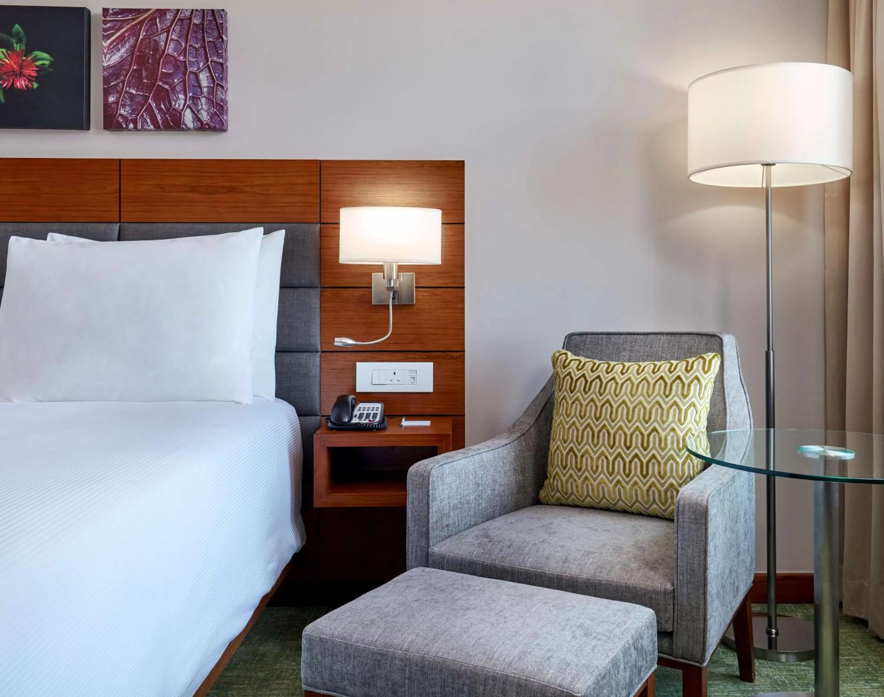 Bed in Hilton Garden Inn Gaborone, Botswana