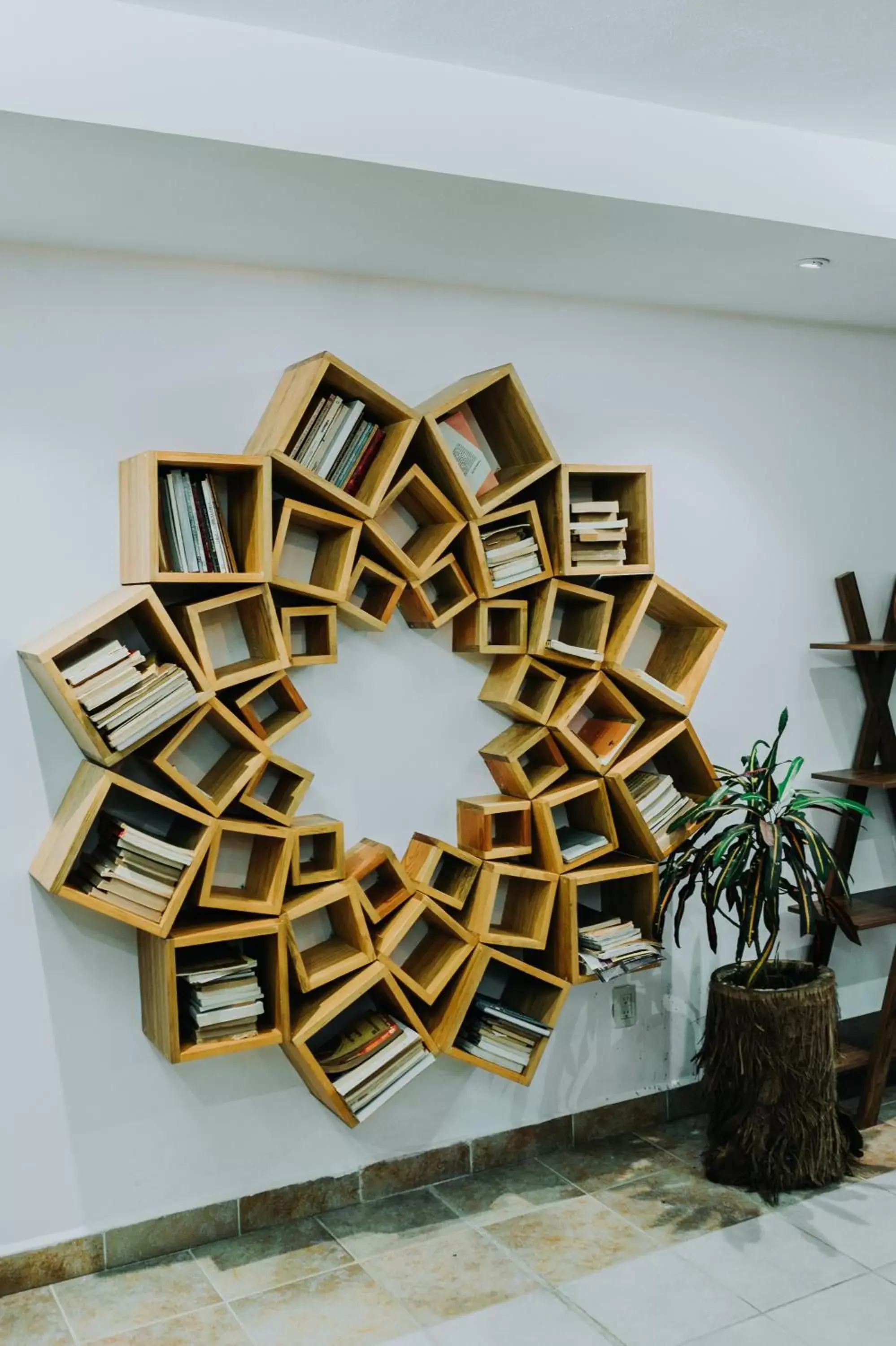 Library in Petit Lafitte Beach Front Hotel & Bungalows