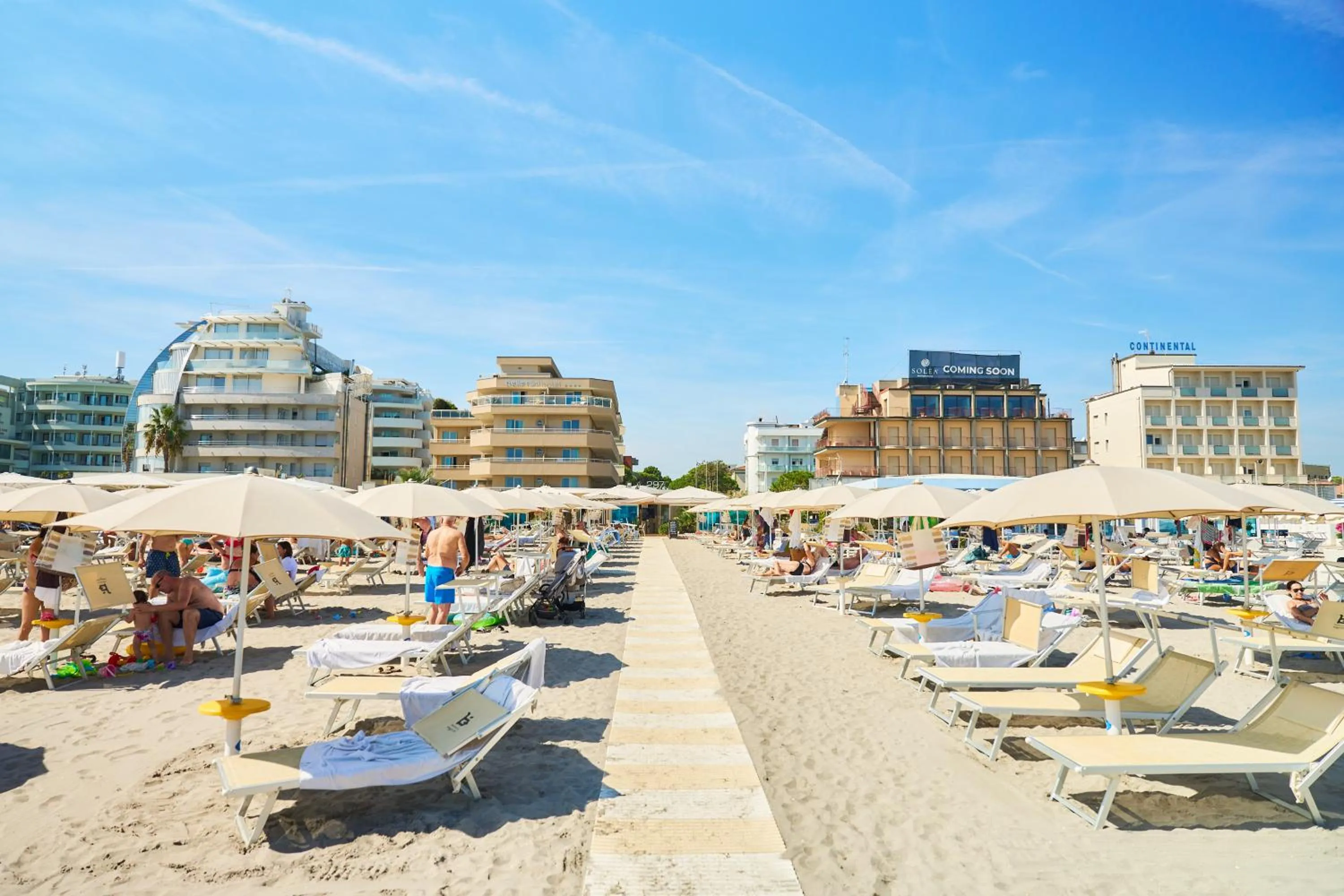 Beach in Bellettini Hotel