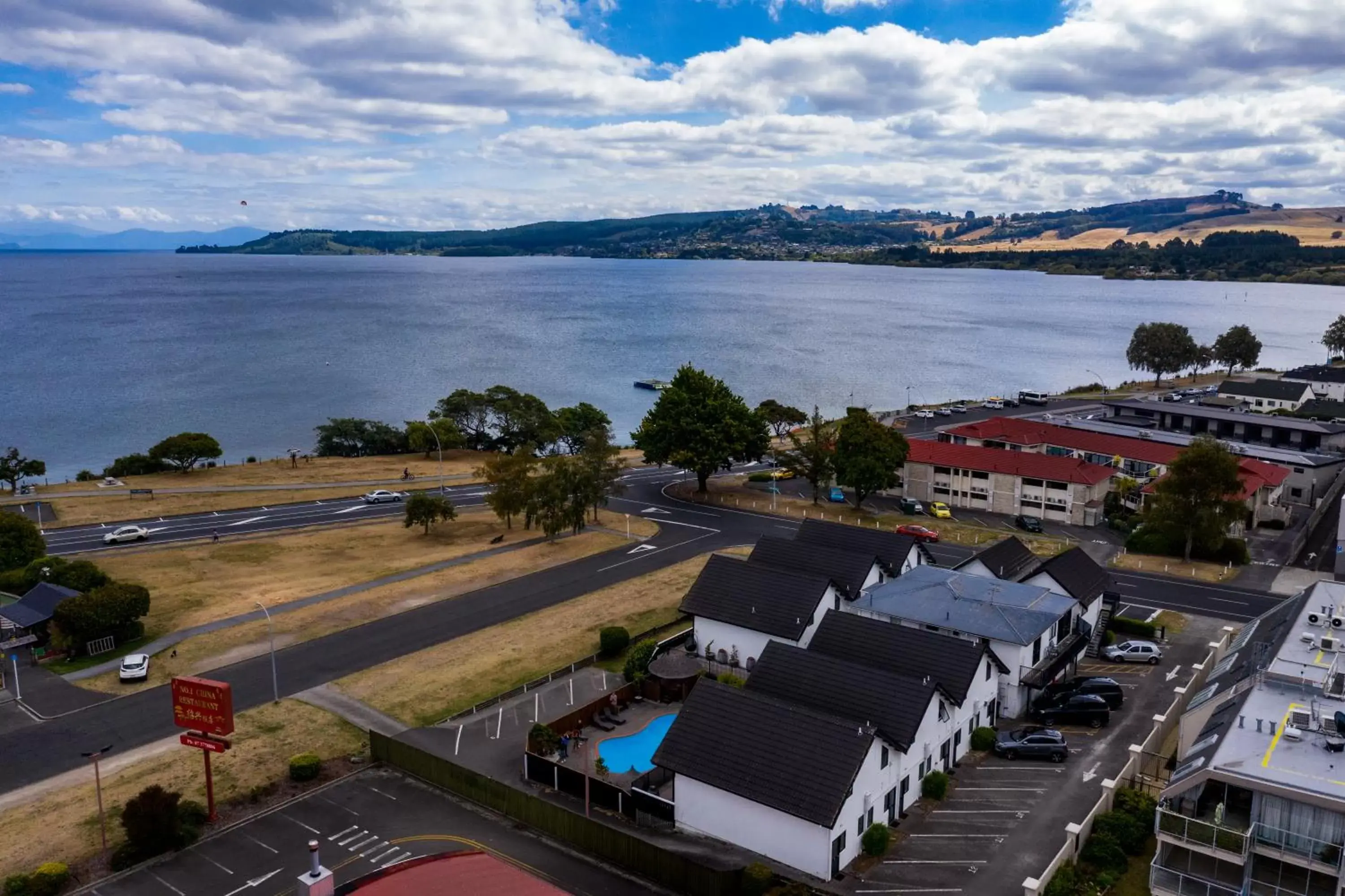 Property building in Le Chalet Suisse Motel Taupo