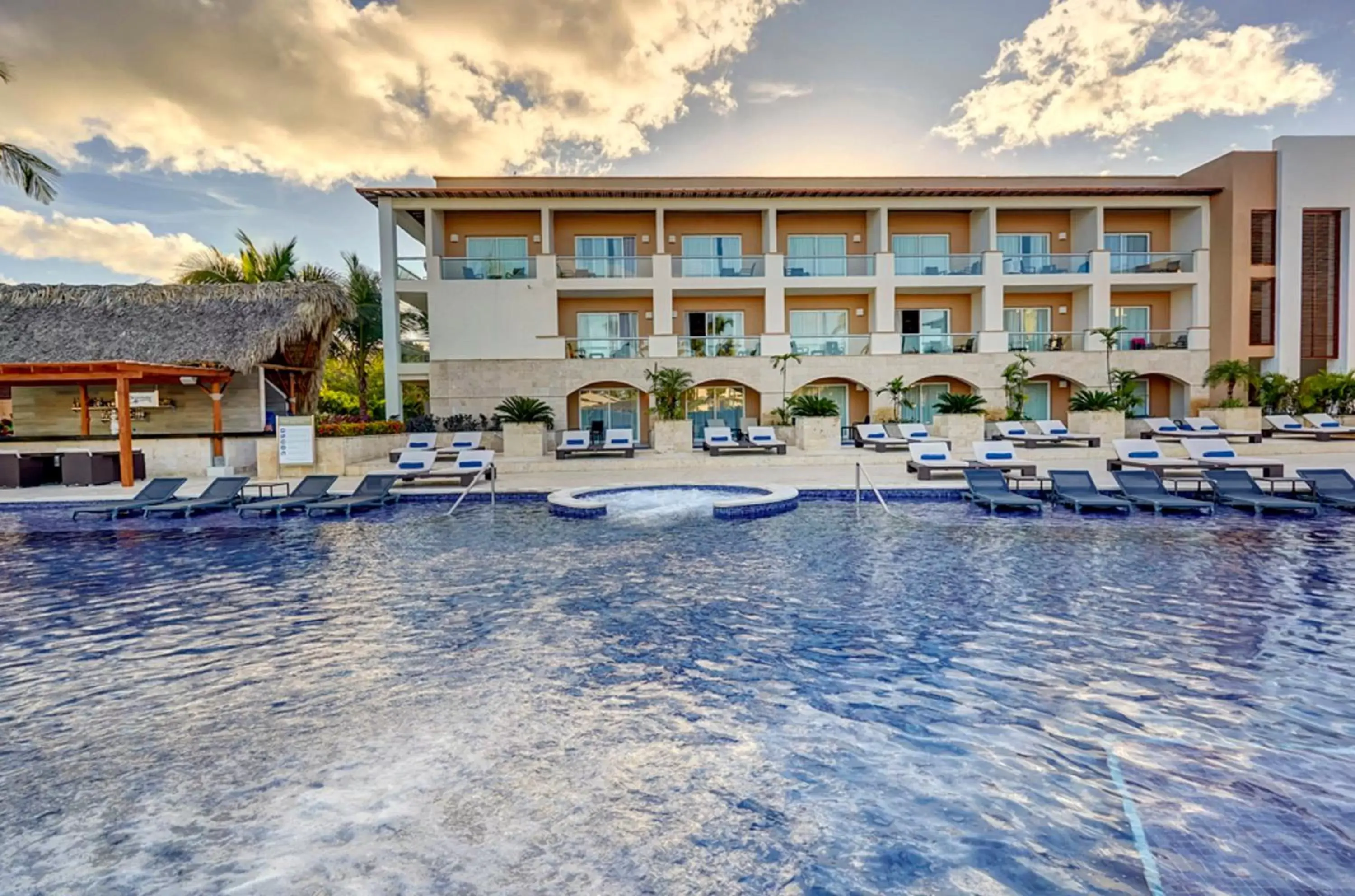 Swimming pool, Property Building in Hideaway at Royalton Punta Cana, An Autograph Collection All-Inclusive Resort & Casino, Adults Only