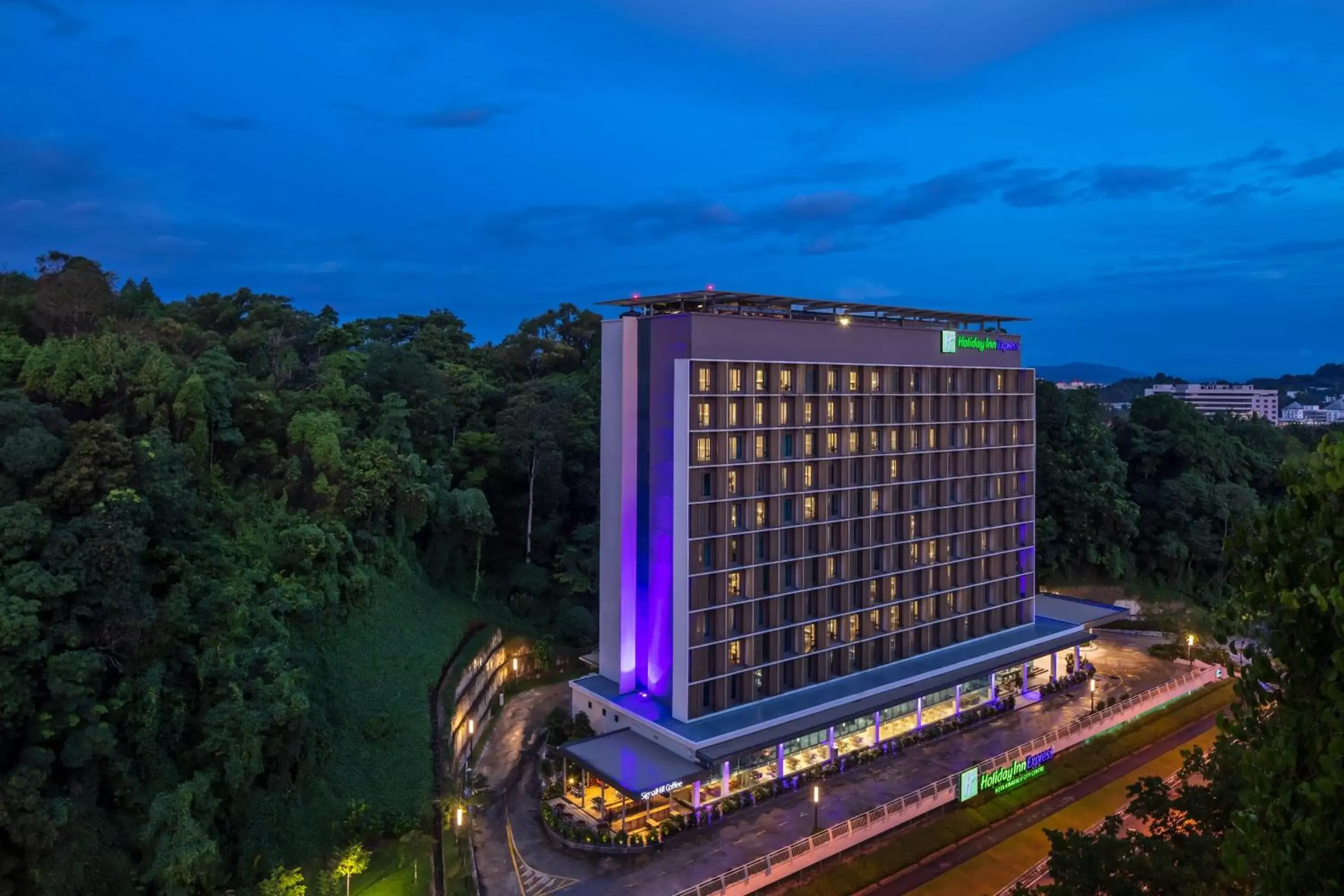 Facade/entrance in Holiday Inn Express Kota Kinabalu City Centre, an IHG Hotel
