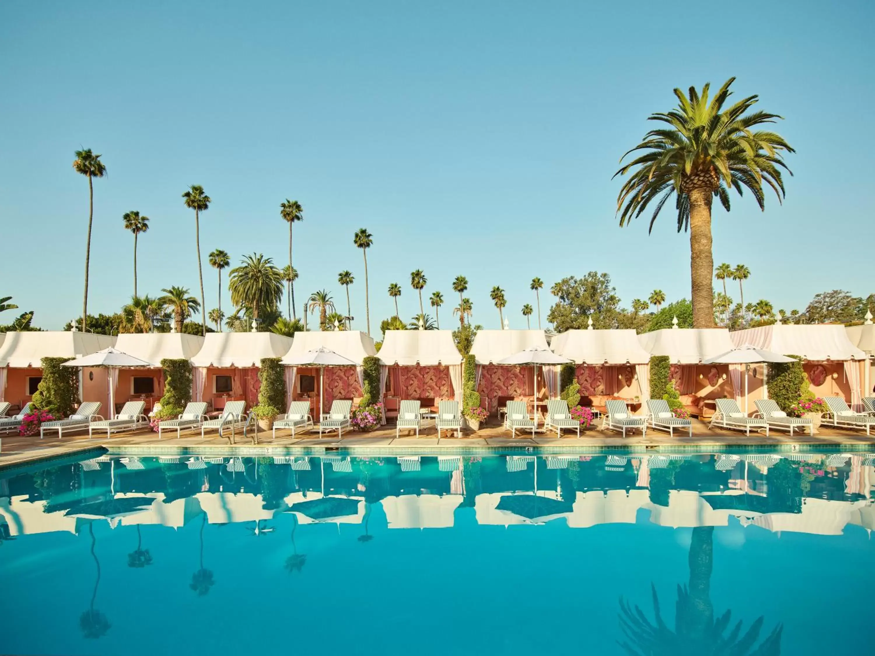 Swimming Pool in The Beverly Hills Hotel - Dorchester Collection