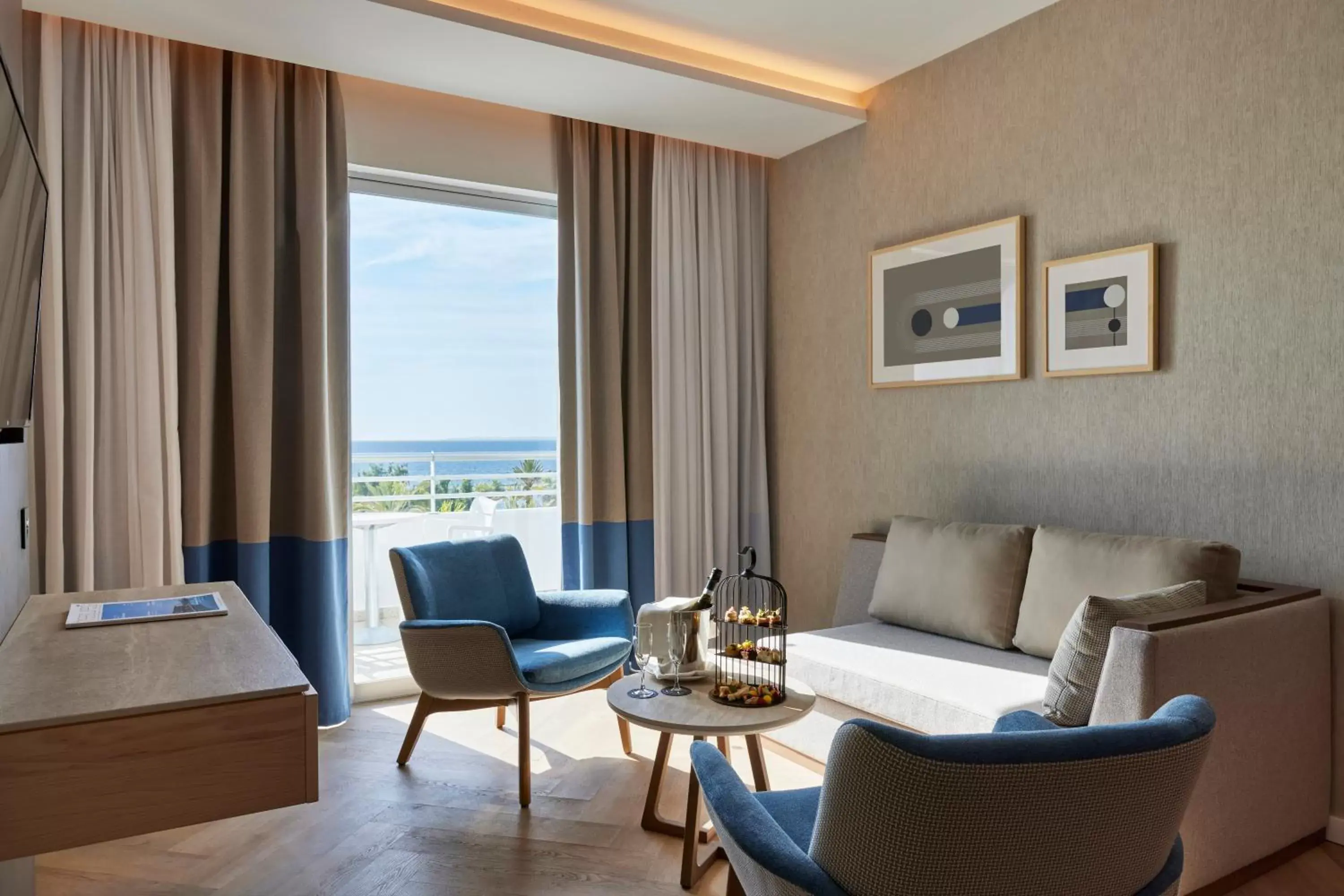 Living room, Seating Area in Mediterranean Beach Hotel