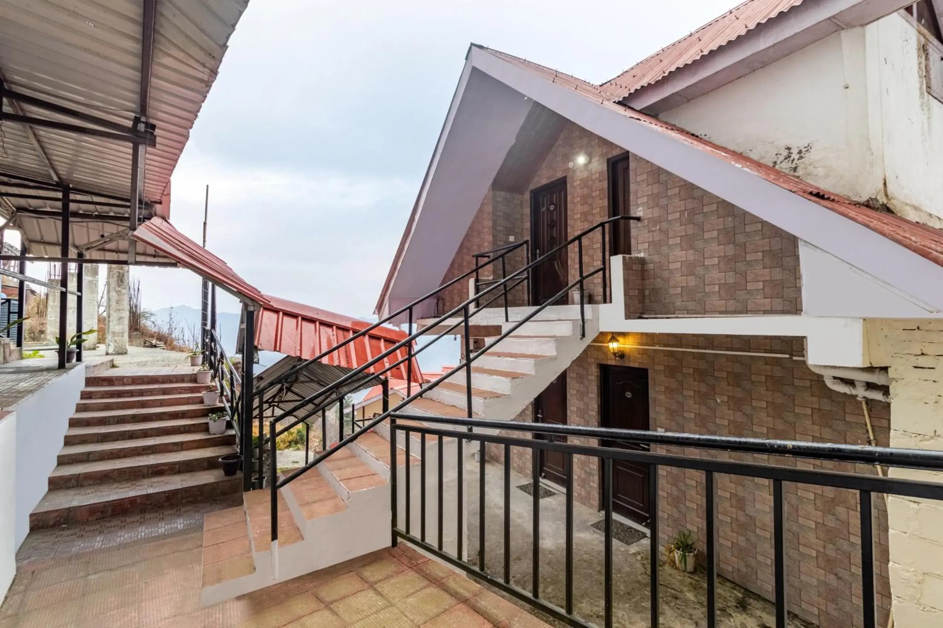 Balcony/Terrace in Treebo Trend Snow View Resort