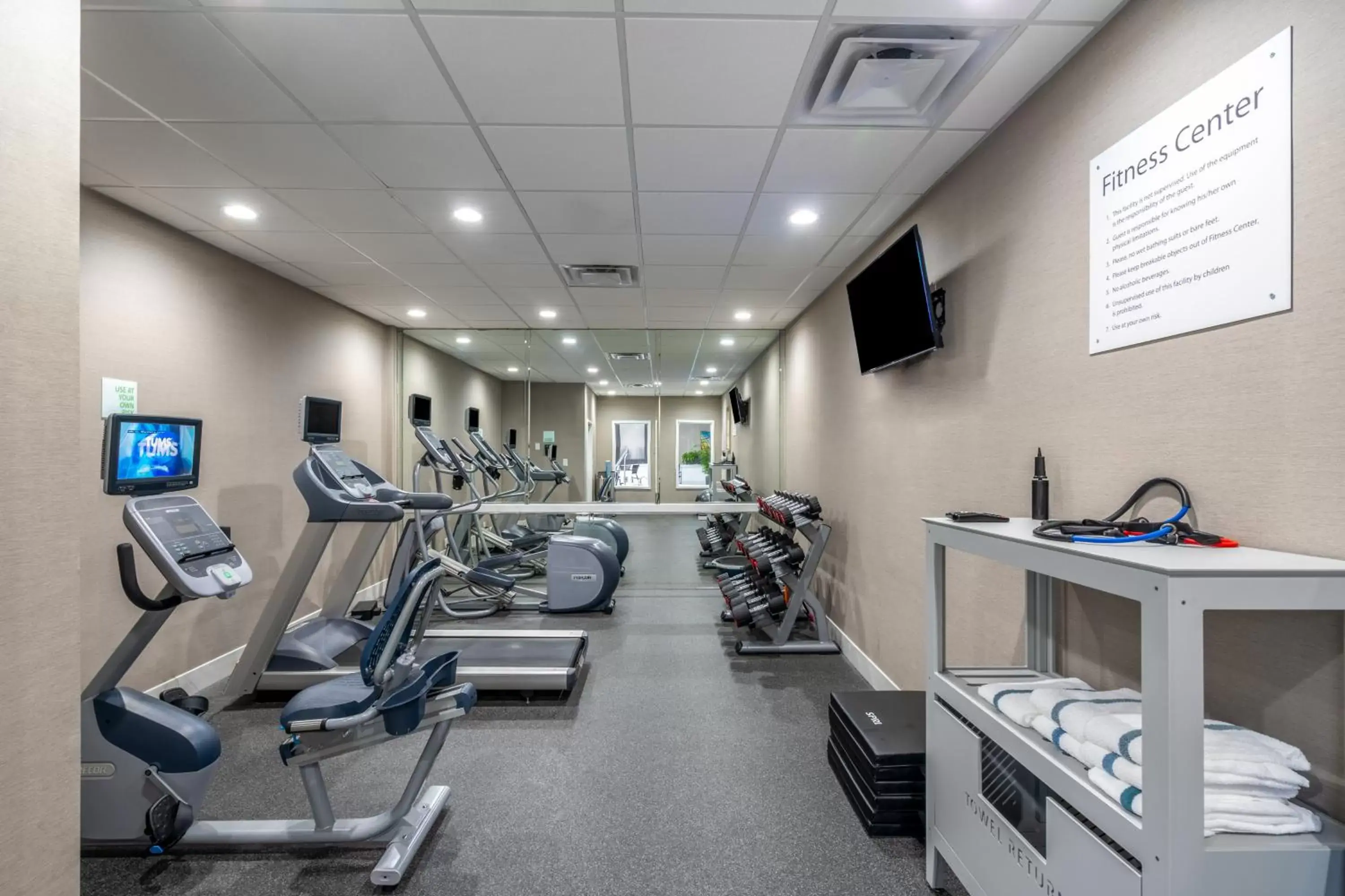 Fitness centre/facilities, Fitness Center/Facilities in Holiday Inn Huntsville - Research Park, an IHG Hotel