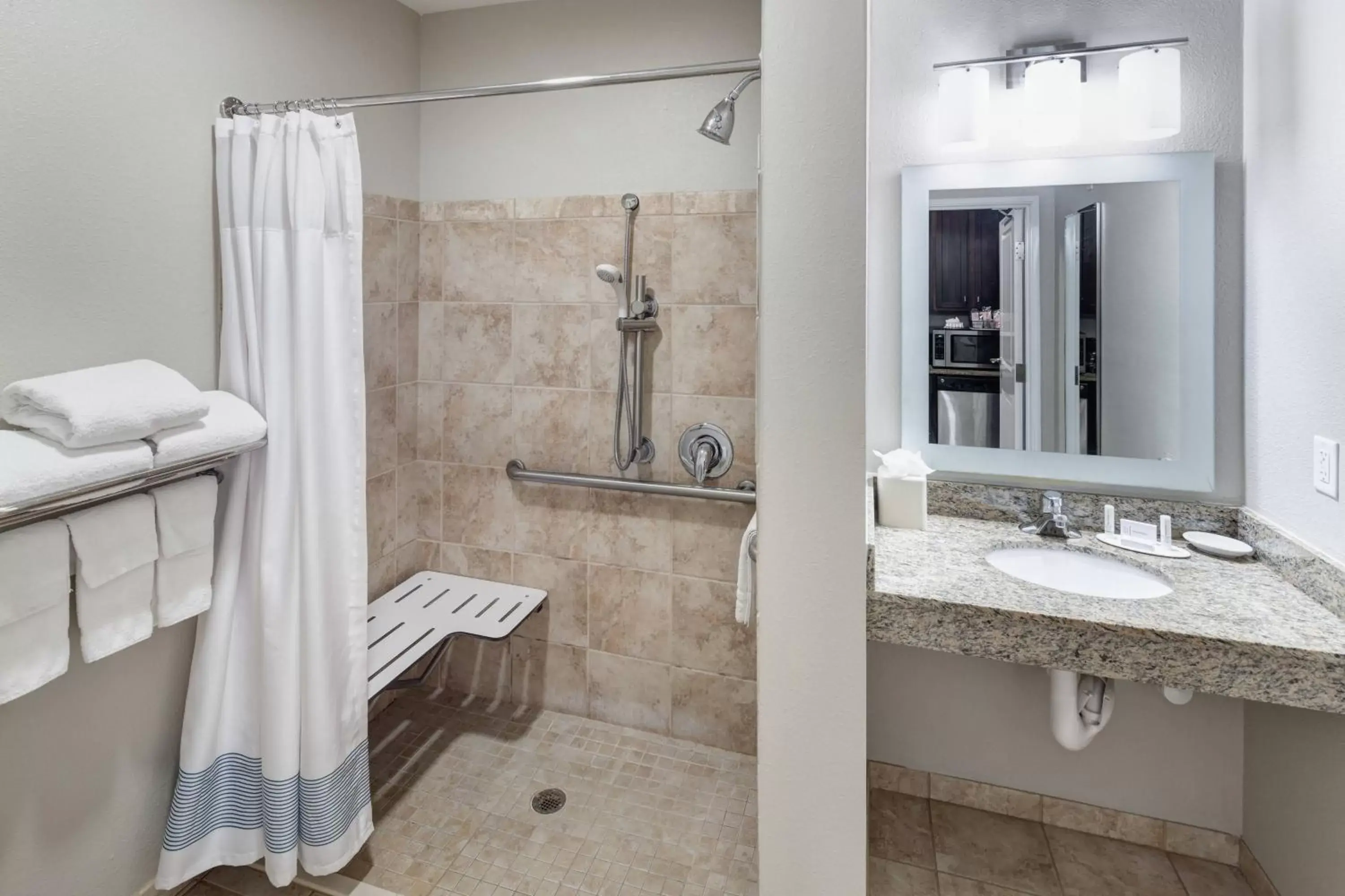 Bathroom in TownePlace Suites Columbia Southeast / Fort Jackson