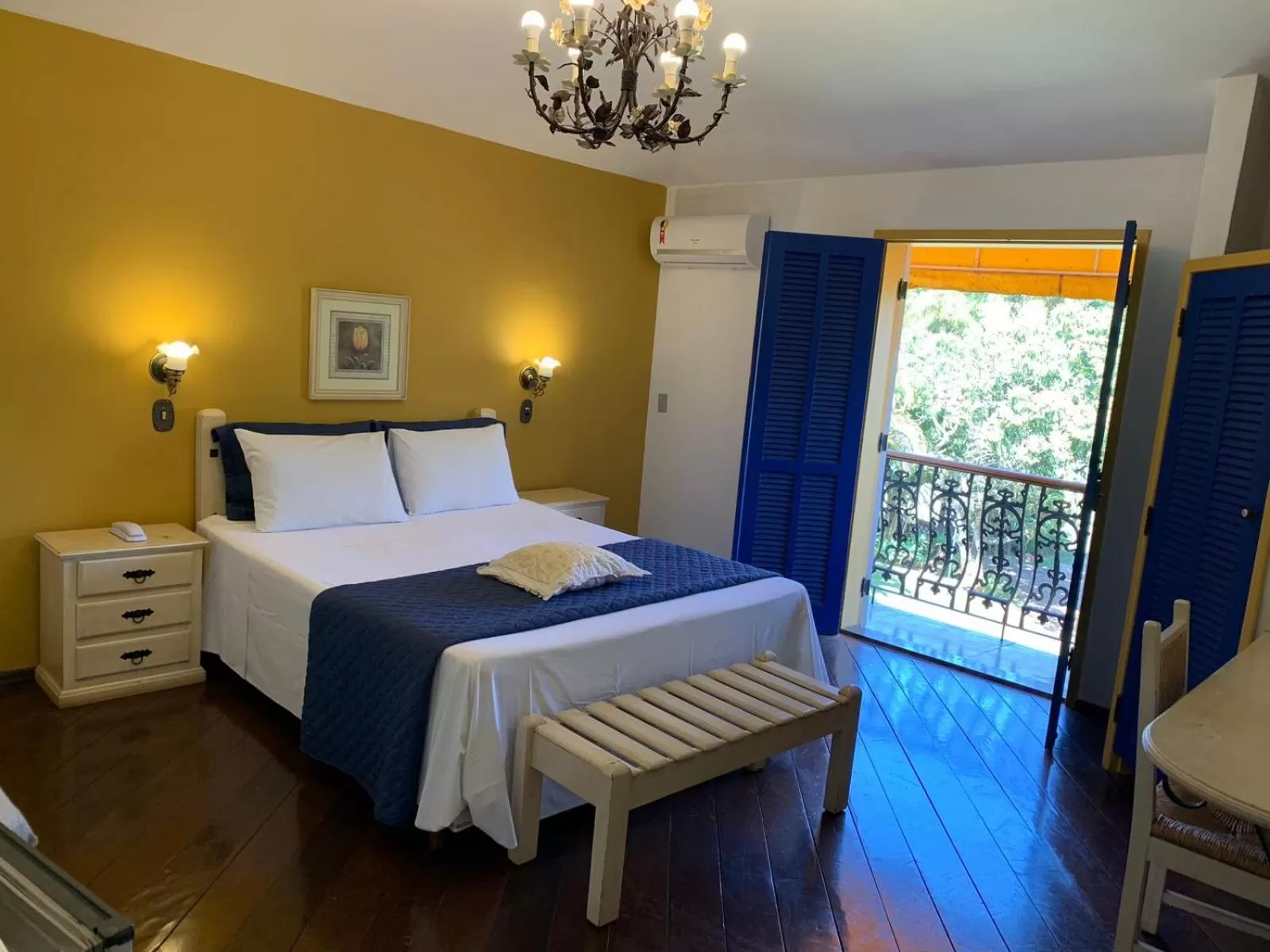 Bed in Pousada Villa Real